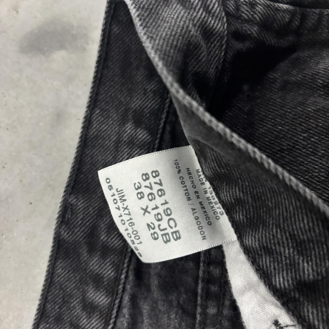 Vintage Crazy Vintage Y2K/2000s Grunge Black Essential Denim Jeans! 36x28 Size US 36 / EU 52 - 8 Thumbnail