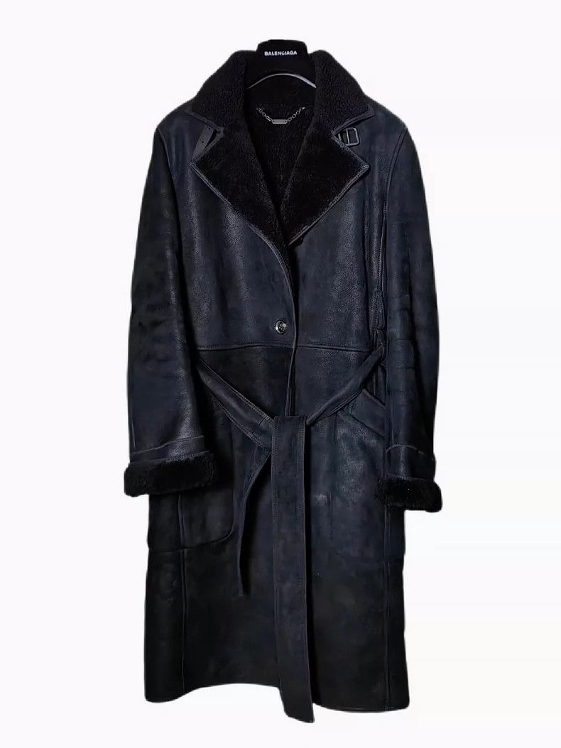 Other LOEWE A sheepskin coat with fur Size S / US 4 / IT 40 - 1 Thumbnail