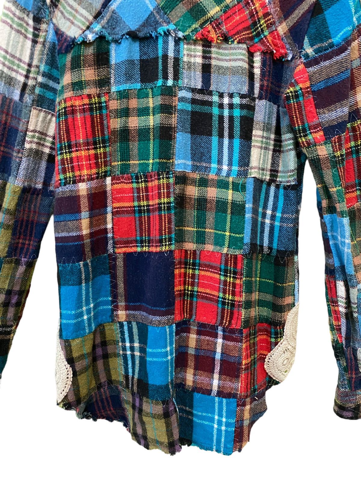 Designer × Japanese Brand × Vintage WE TGE FREE Patchworks Rebuild Flannel Size US XS / EU 42 / 0 - 12 Thumbnail