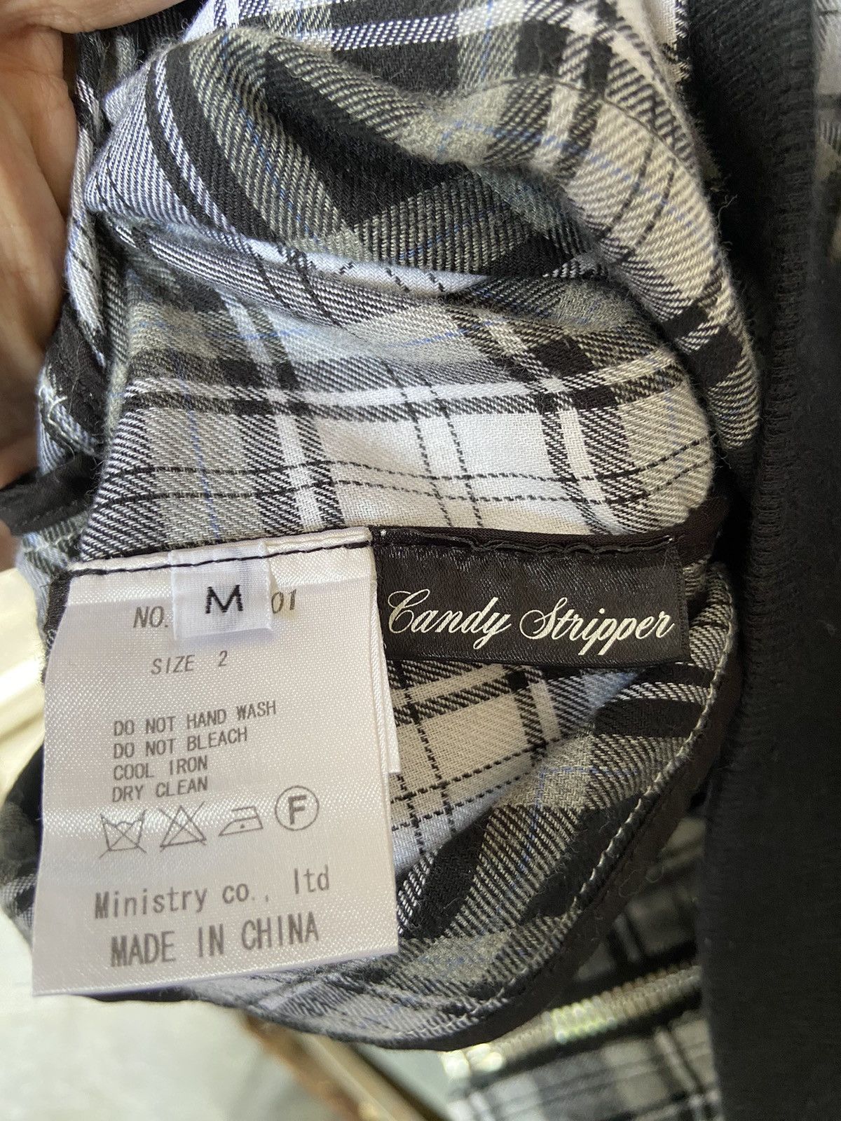 Beauty Beast 🔥 Candy Stripper jacket plaid seditionaries Size US L / EU 52-54 / 3 - 6 Thumbnail