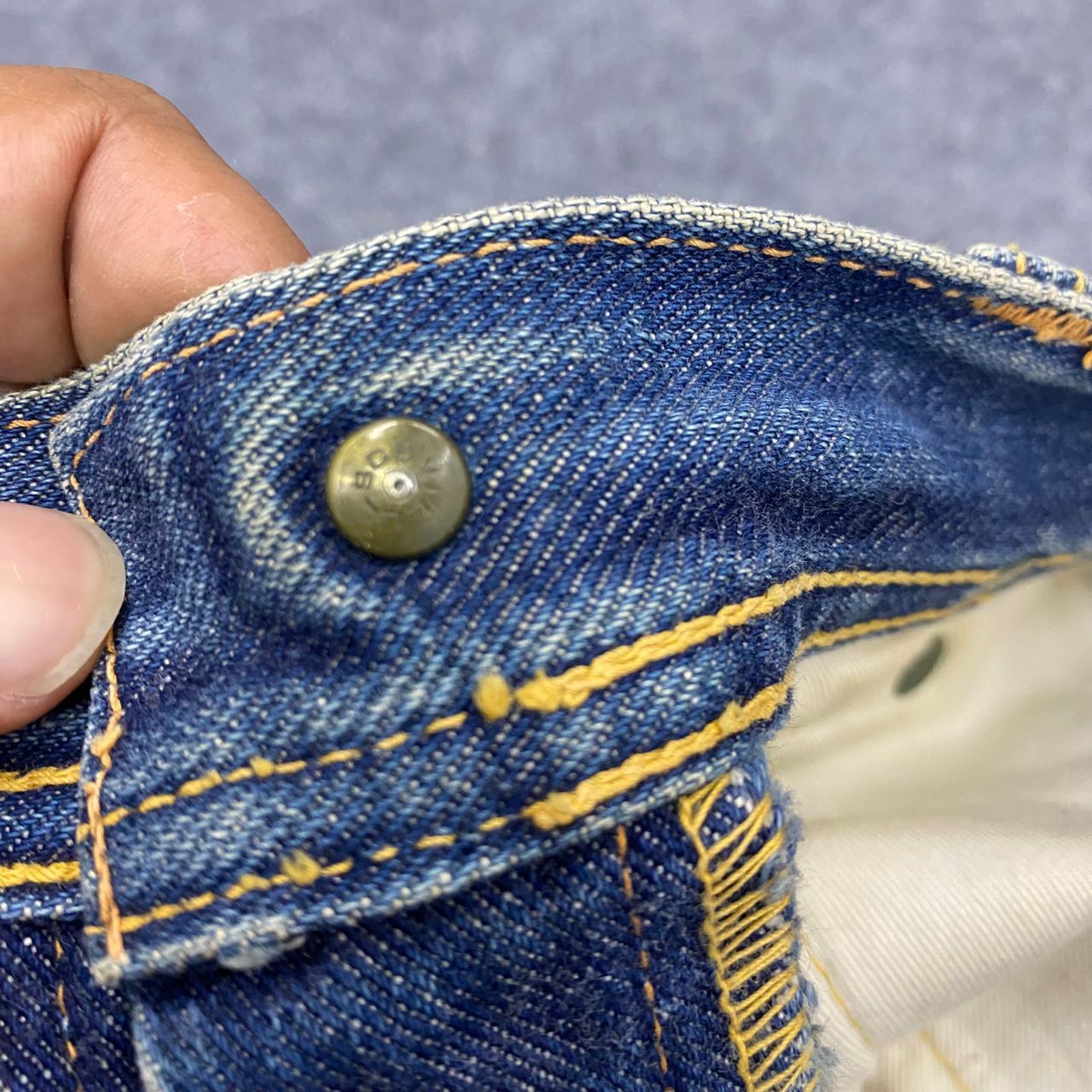 Evisu 💥Best Offer💥Vintage Evis Cowboy Selvegde Distressed Denim Size US 31 - 18 Thumbnail