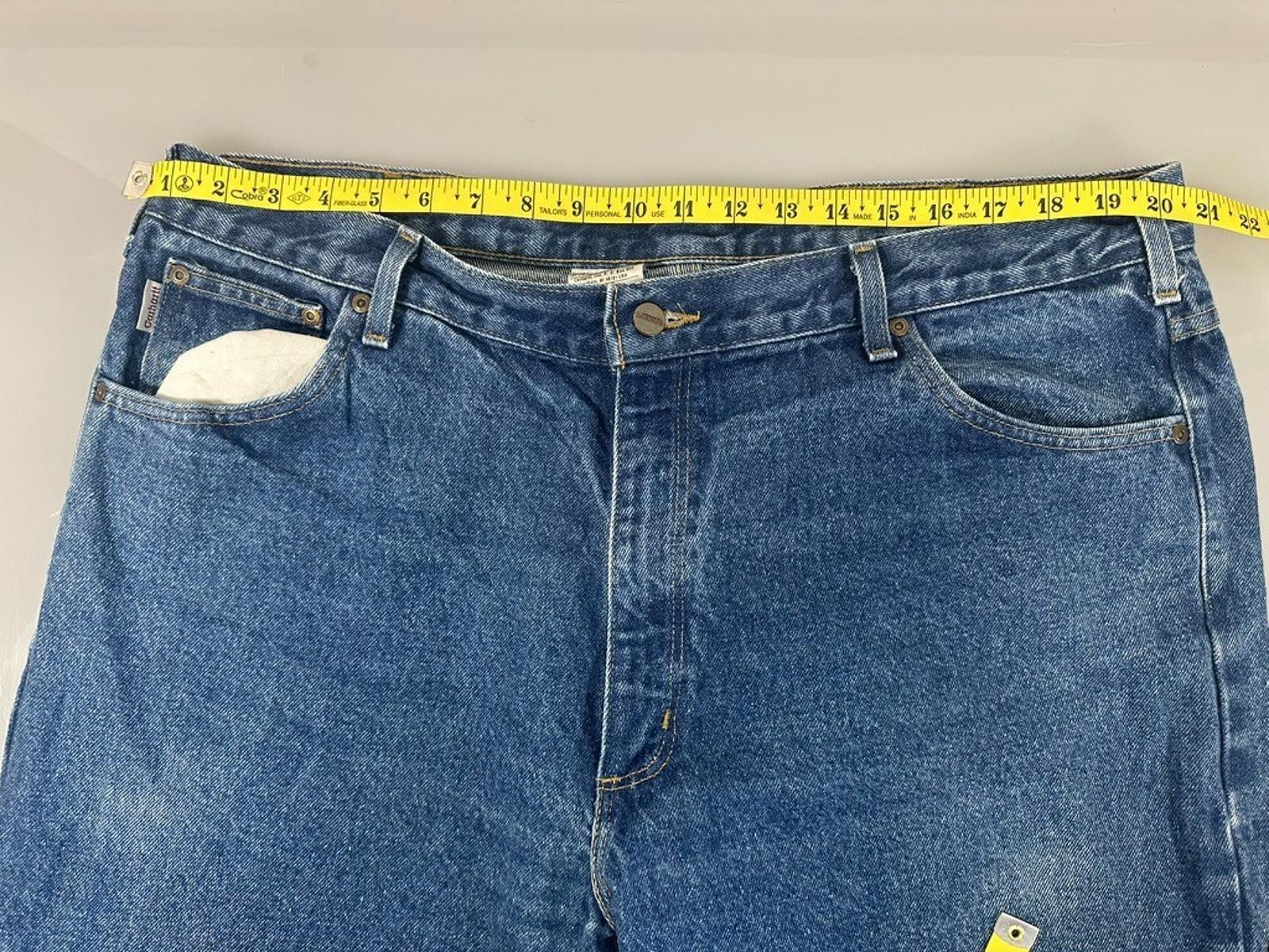 Carhartt Carhartt Men's 42/30 Vintage Relaxed Fit Blue Jeans Size US 42 / EU 58 - 5 Thumbnail