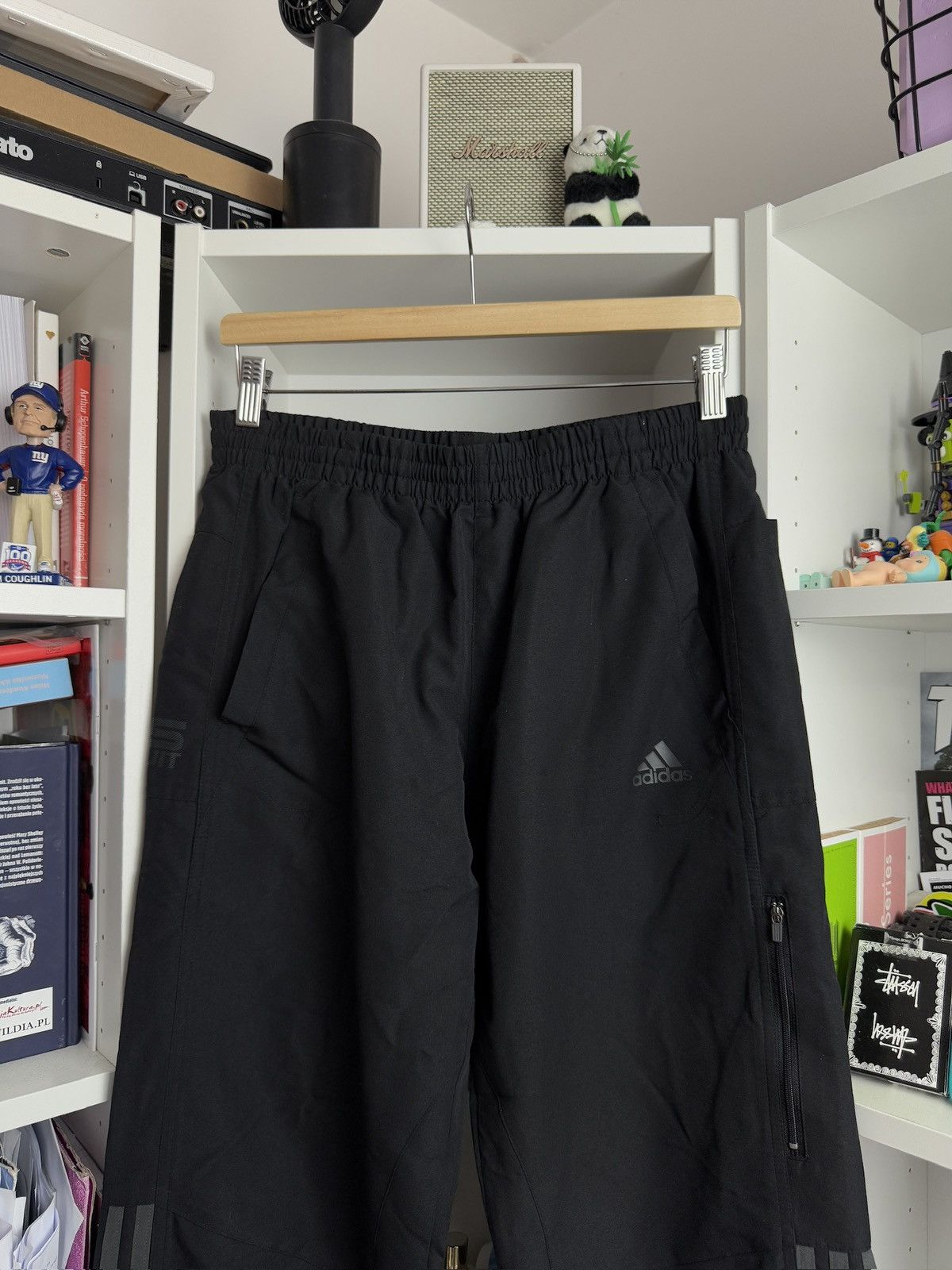Adidas × Vintage Vintage y2k Adidas wide leg baggy fit sweat track pants S Size US 32 / EU 48 - 3 Thumbnail