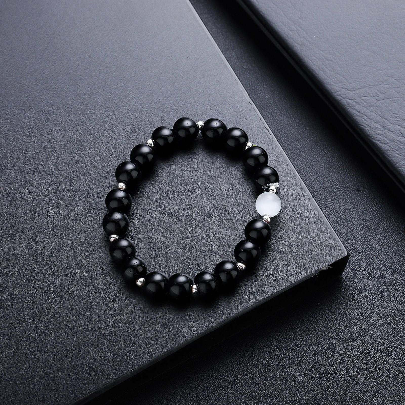 Jewelry Beaded Stretch Bracelet, Minimalist Jewelry Size ONE SIZE - 3 Thumbnail