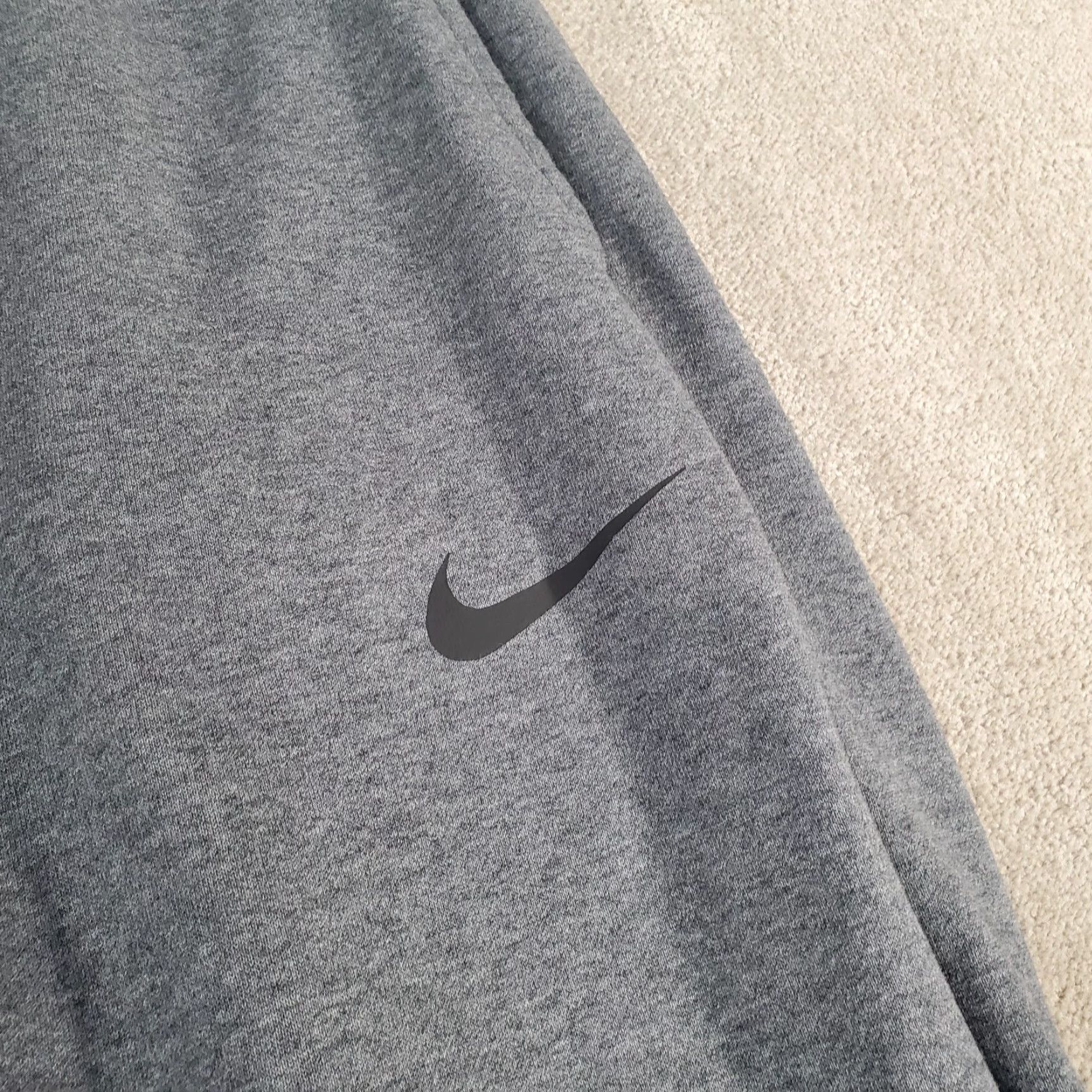 Nike Nike Pants Mens Large Gray Dri Fit Training Joggers Track Tapered CZ6379 071 Size US 33 - 3 Thumbnail