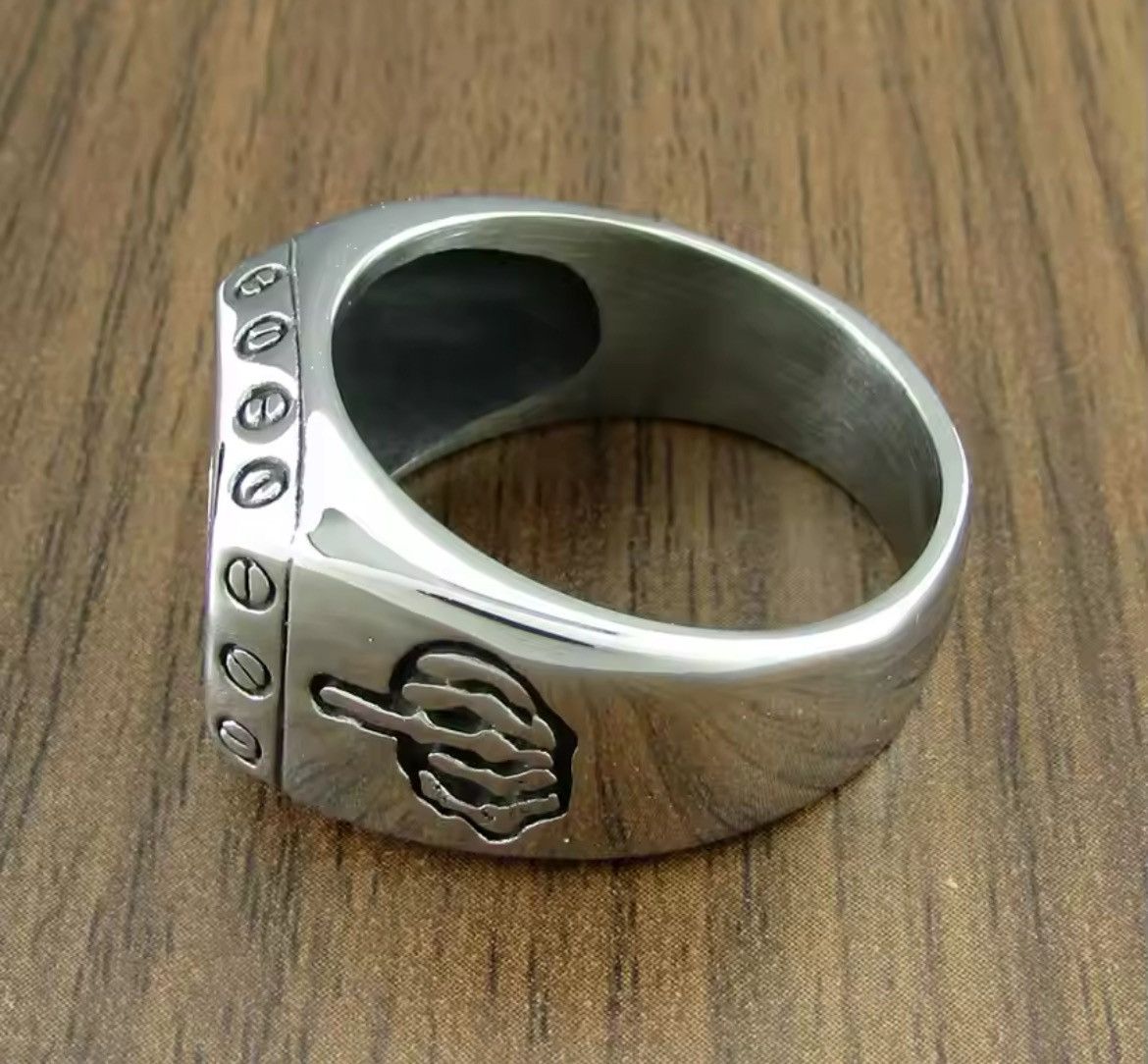 Vintage "FTW" Mechanical Screw Finger Ring (size 7-15) Size ONE SIZE - 5 Thumbnail
