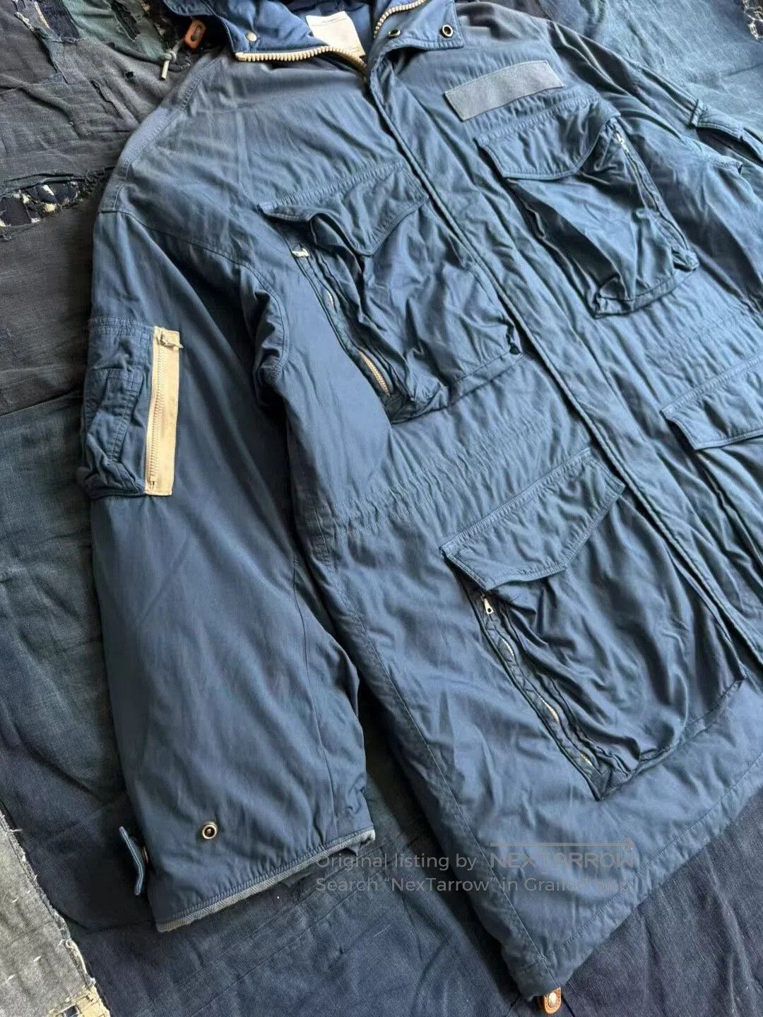 Visvim visvim krupa field down jacket in blue. Size US L / EU 52-54 / 3 - 5 Thumbnail
