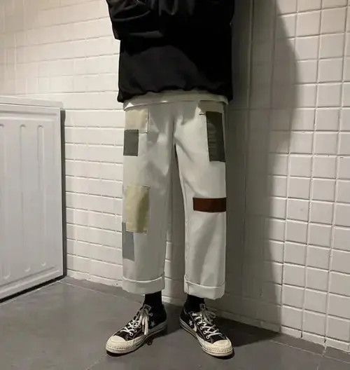 Other New Cool Patches Casual Pants Trousers Spring Summer Size US 33 - 2 Thumbnail