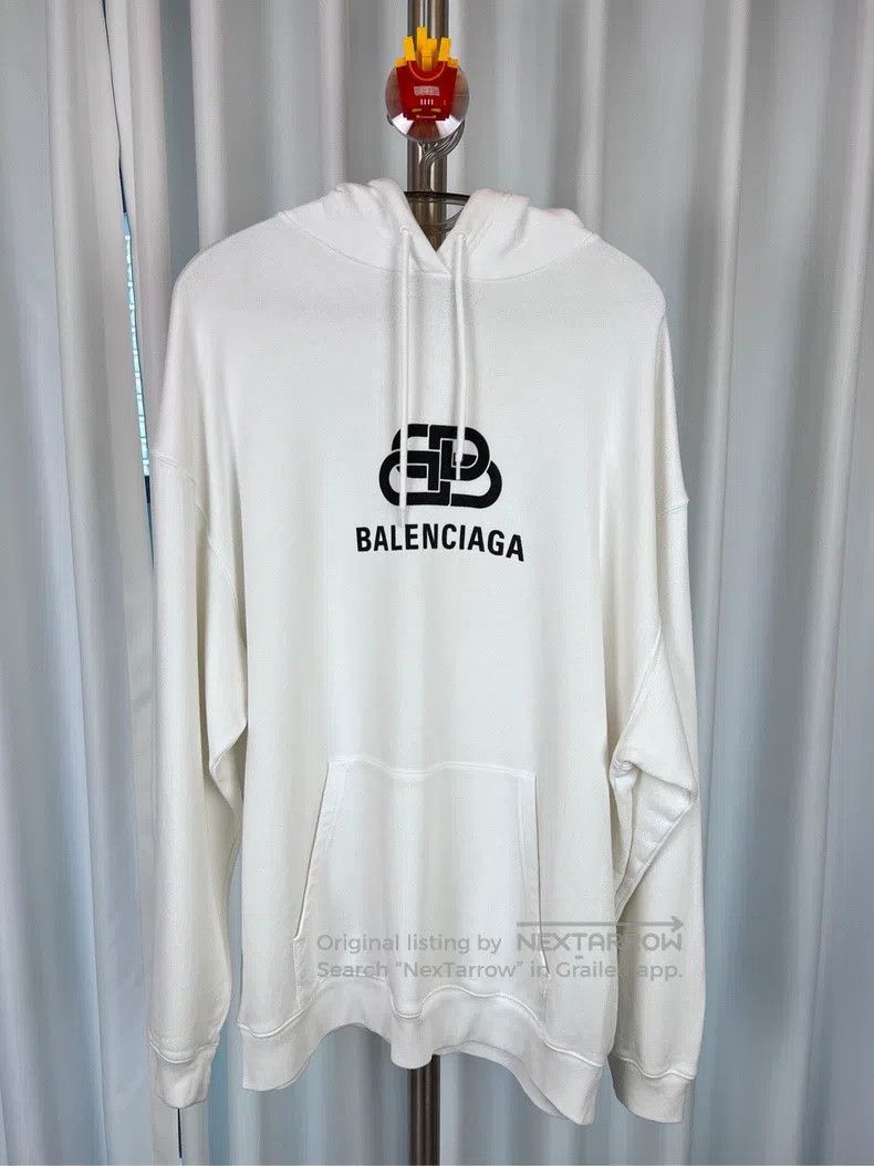 Balenciaga Balenciaga Buckle Hooded Sweatshirt Size US M / EU 48-50 / 2 - 1 Thumbnail
