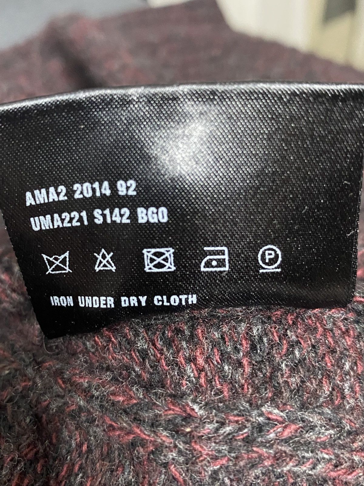 Prada Prada Burgundy Cable Knit Sweater- size 50 Size US M / EU 48-50 / 2 - 6 Thumbnail
