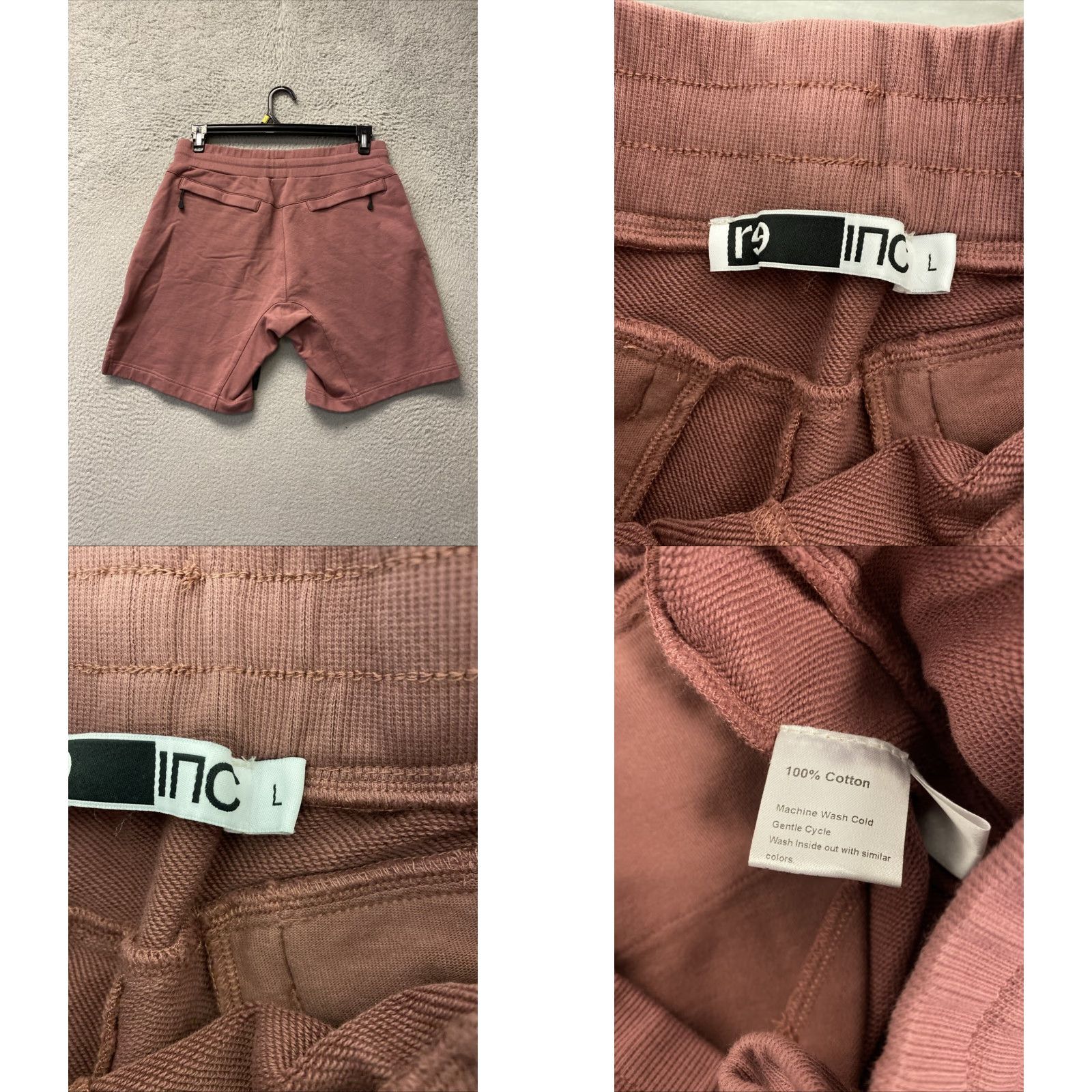Vintage VINTAGE REinc Athletic Shorts Women’s Large Light Maroon Casual Running Jogging 8" Inseam Size 36" / US 14 / IT 50 - 8 Thumbnail