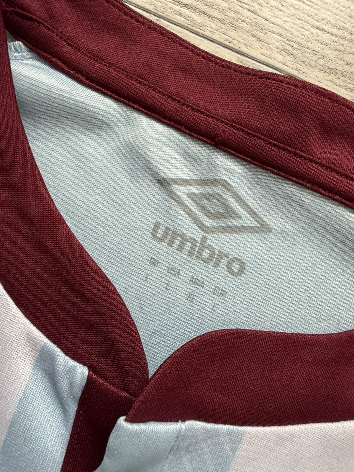 Umbro West Ham united jersey GK blue away 2021/22 Size US L / EU 52-54 / 3 - 4 Thumbnail