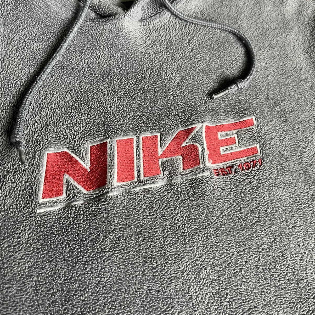 Nike Vintage 2000s Nike Center Swoosh Logo Fleece Pullover Hoodie Size US S / EU 44-46 / 1 - 3 Thumbnail
