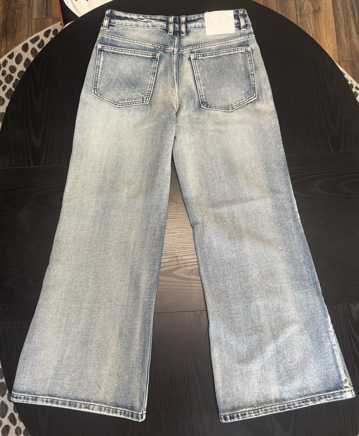 Other krhu Nostalgia Denim - Light Wash Flared Jeans Size US 32 / EU 48 - 5 Thumbnail