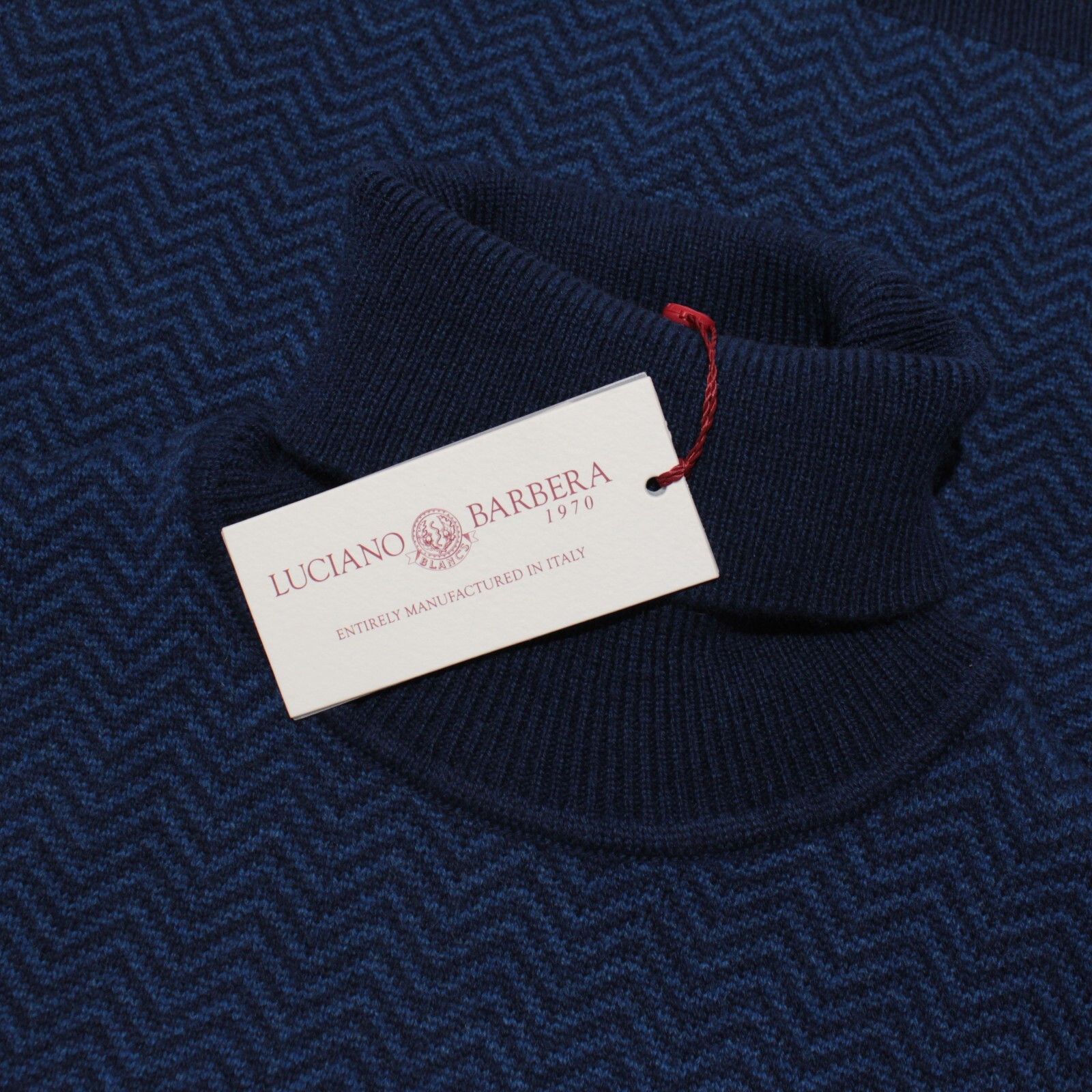 Luciano Barbera Luciano Barbera Sweater Size US S in Blue Size US S / EU 44-46 / 1 - 1 Thumbnail