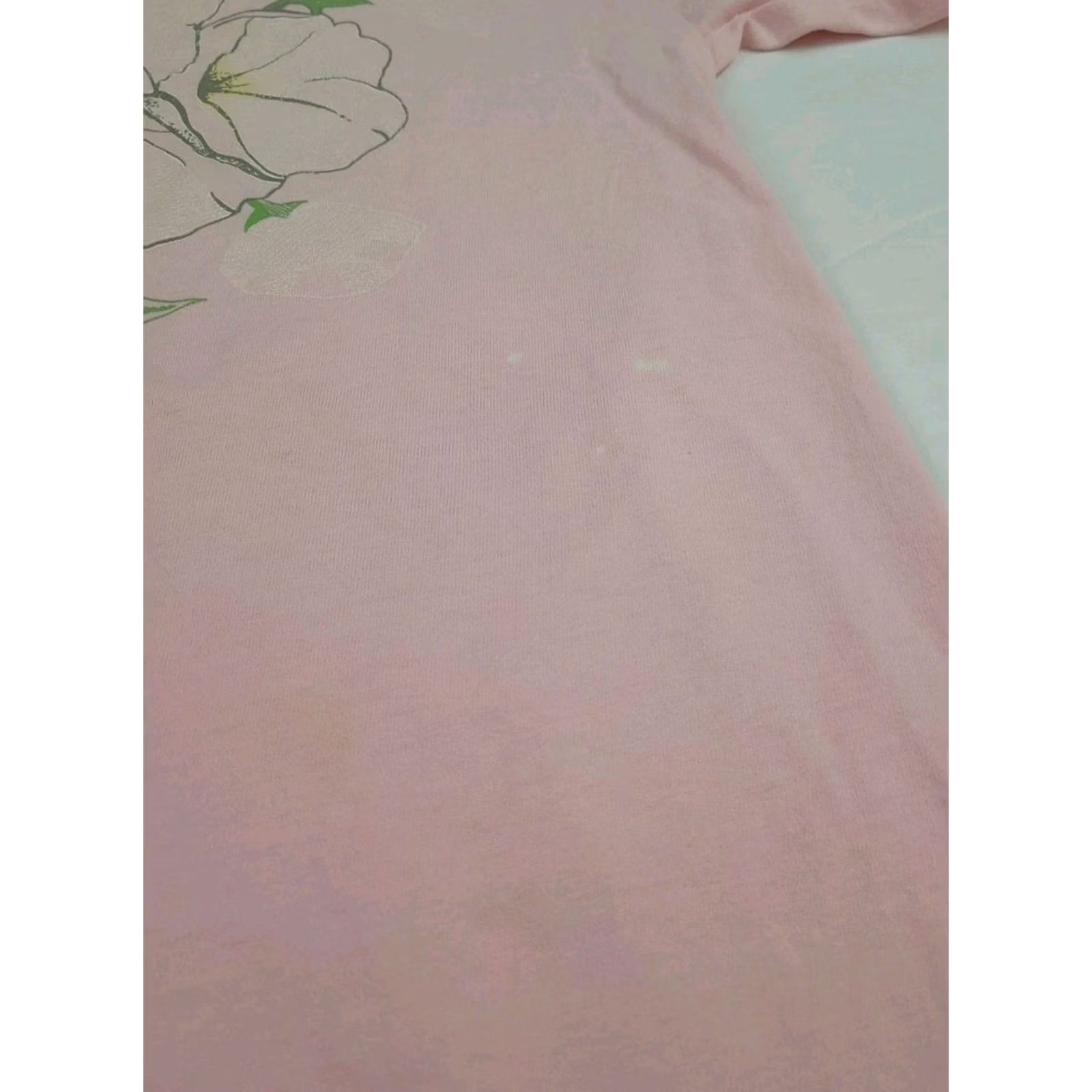 Pinko VINTAGE Petunia Charlevoix Print T Shirt Art Work Flower Michigan Pink Unisex Adults S Short Sleeve Crew Neck Vintage 80s Size US S / EU 44-46 / 1 - 6 Thumbnail