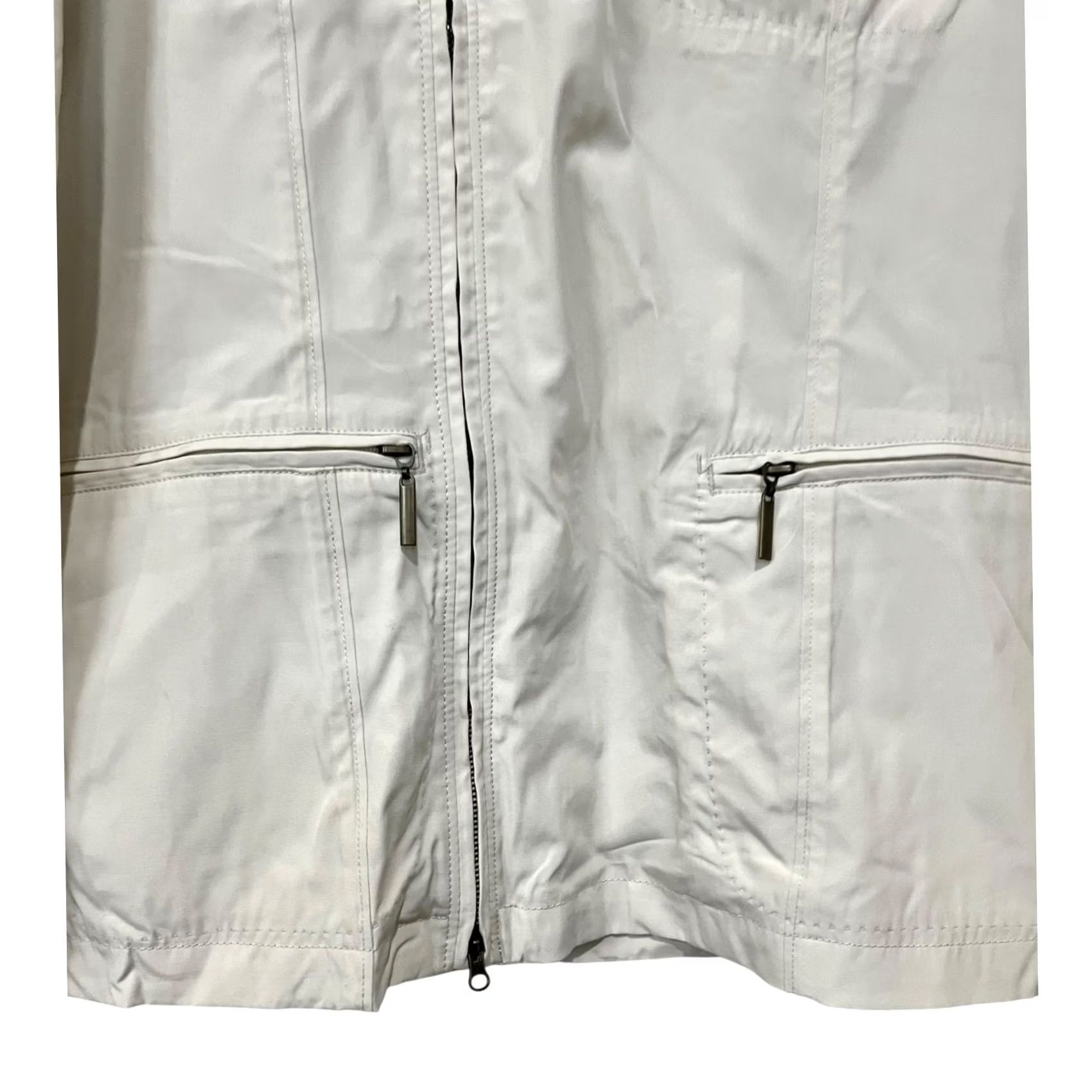 Vintage Finn Flare Mens Jacket Cream Full Zip Stand-Up Collar Zip Pockets European Sz S Windbreaker City Men Size US S / EU 44-46 / 1 - 6 Thumbnail