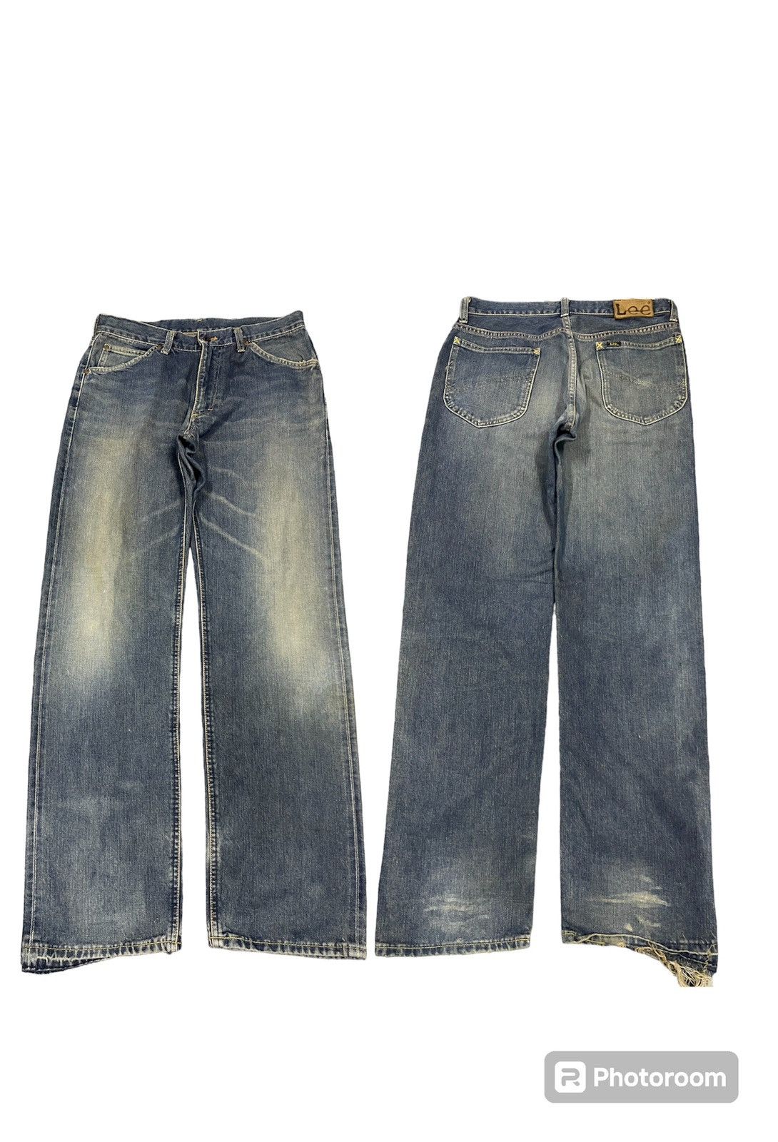 Lee 80s LEE RIDERS RARE ONESIDE SALVADGE DISTRESSED ON TALON ZIP Size US 31 - 1 Thumbnail