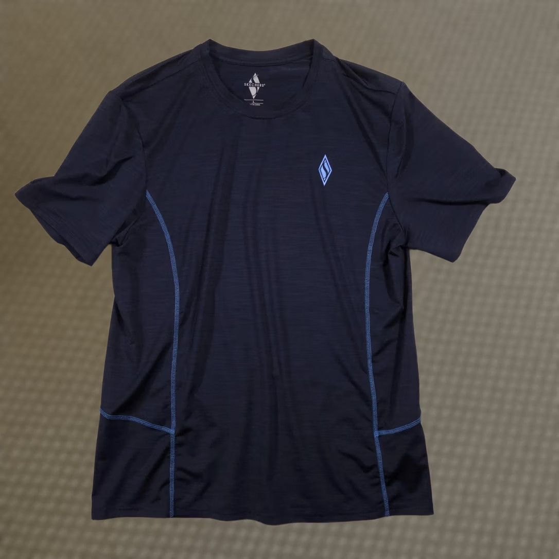 SKECHERS Skechers Shirt Mens Large Blue Lightweight Athletic Performance Crew Tee Top Size US L / EU 52-54 / 3 - 1 Thumbnail