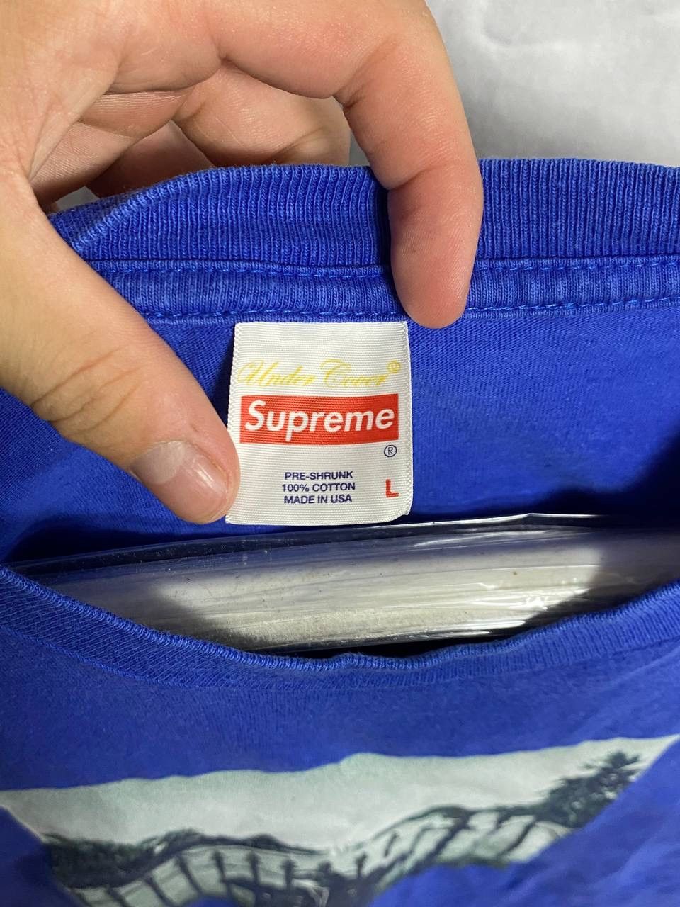 Supreme 👕 Supreme “Fence Photo” Graphic T-Shirt Size US L / EU 52-54 / 3 - 6 Thumbnail