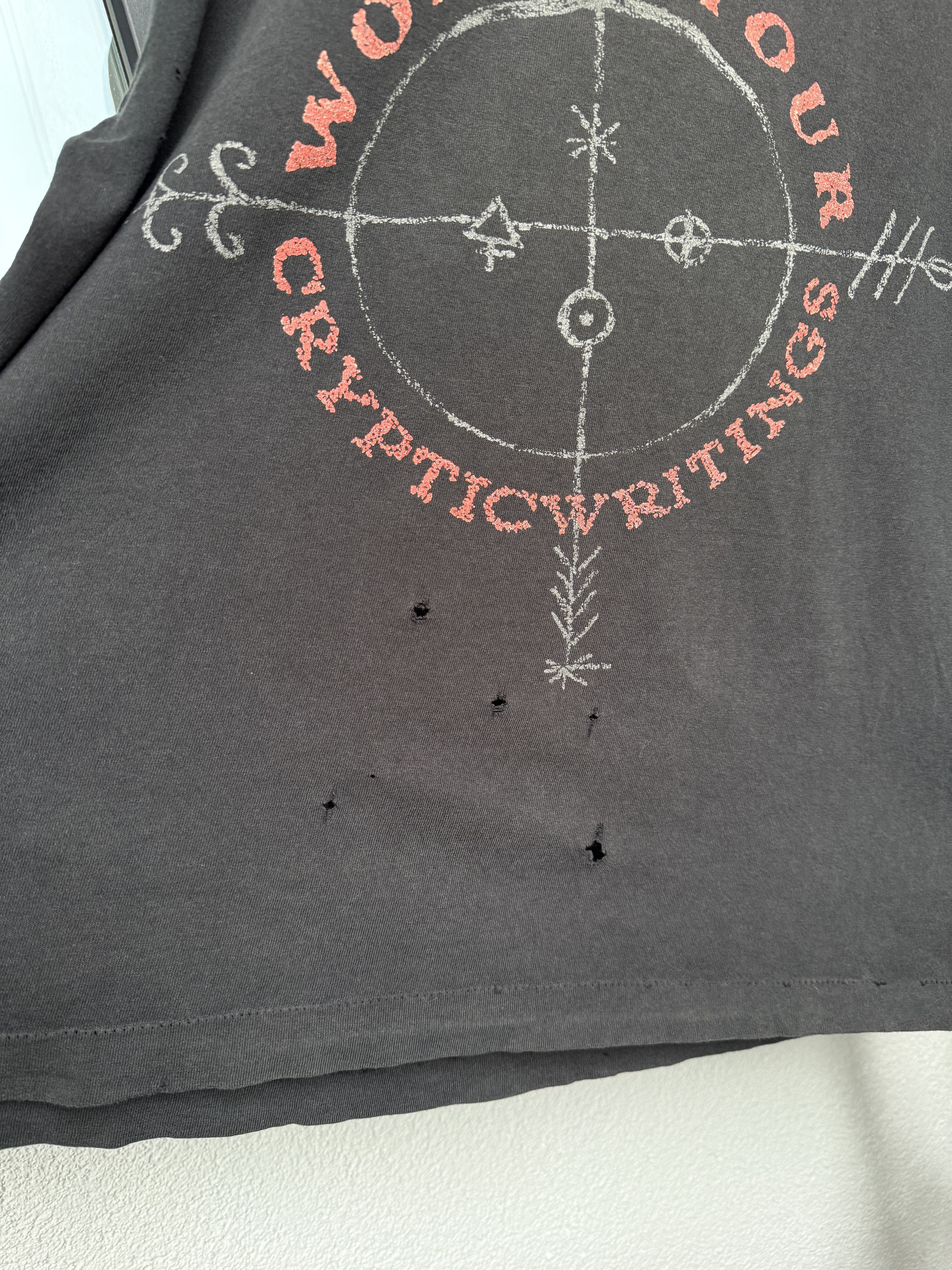 Band Tees × Vintage Vintage 1997 Megadeth Cryptic Writings Rock Band T-shirt Size US XL / EU 56 / 4 - 9 Thumbnail