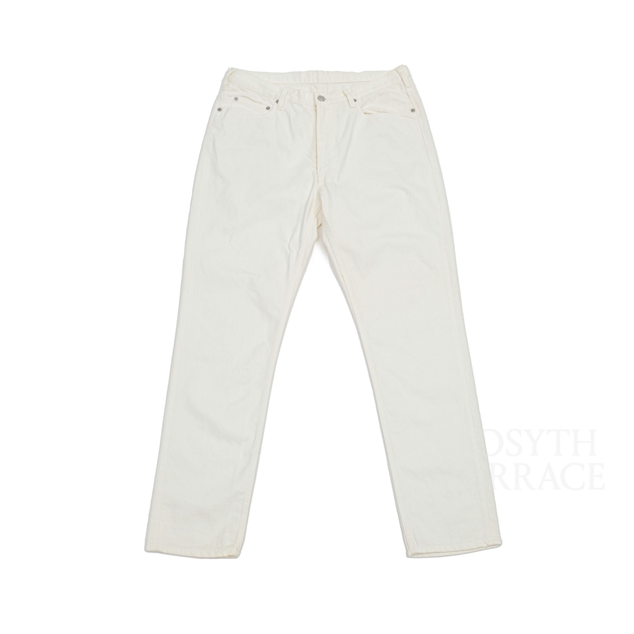 Japanese Brand 【NATURAL HIKING CLUB / NHC 5-POCKET PANTS (WHITE) / SIZE L】 Size US 34 / EU 50 - 1 Thumbnail