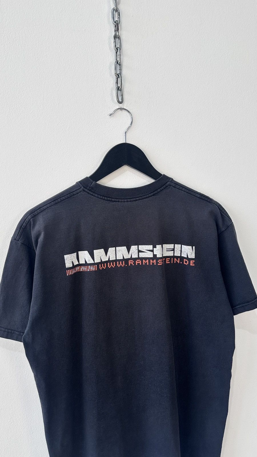 Other Rammstein Logo Fire Graphic T-Shirt Y2K Band Merch Faded L Size US L / EU 52-54 / 3 - 9 Thumbnail