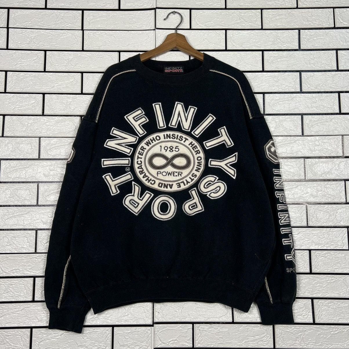 Japanese Brand Vintage INFINTY SPORT Embroidery Logo Sweatshirt #3969-C181 Size US XXL / EU 58 / 5 - 1 Thumbnail