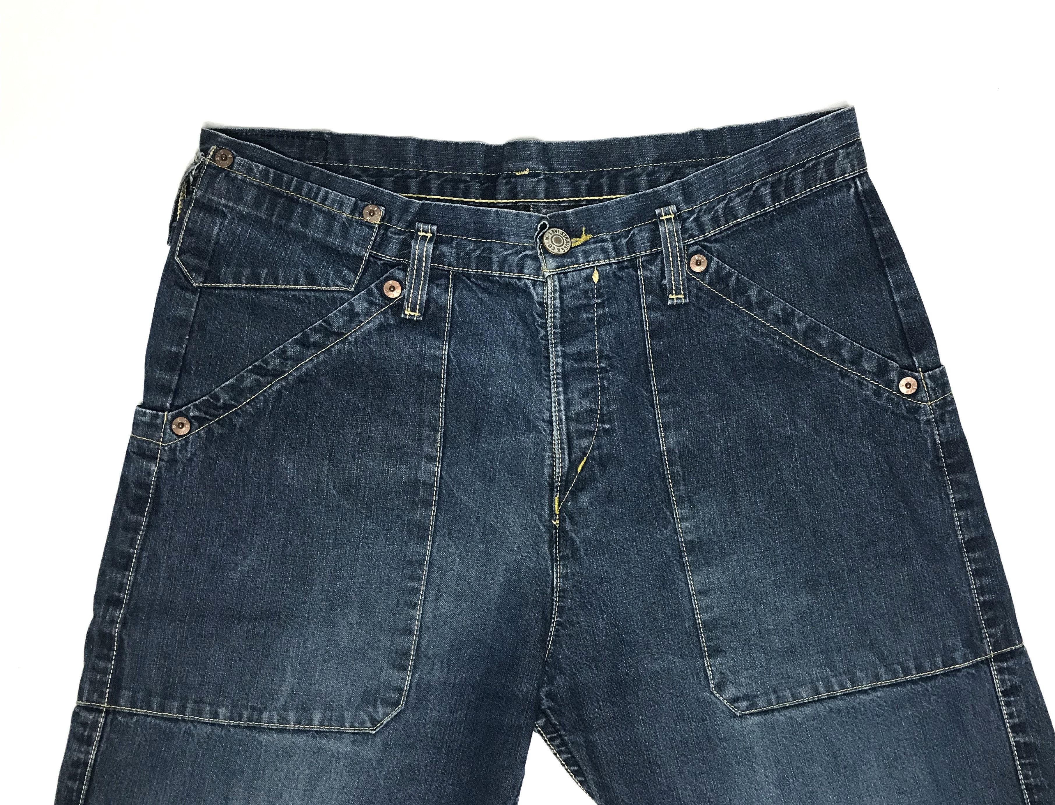 Levi's Vintage Clothing Levis Vintage Denim Shorts Baggy Mens Size W30 L34 Size US 30 / EU 46 - 3 Thumbnail