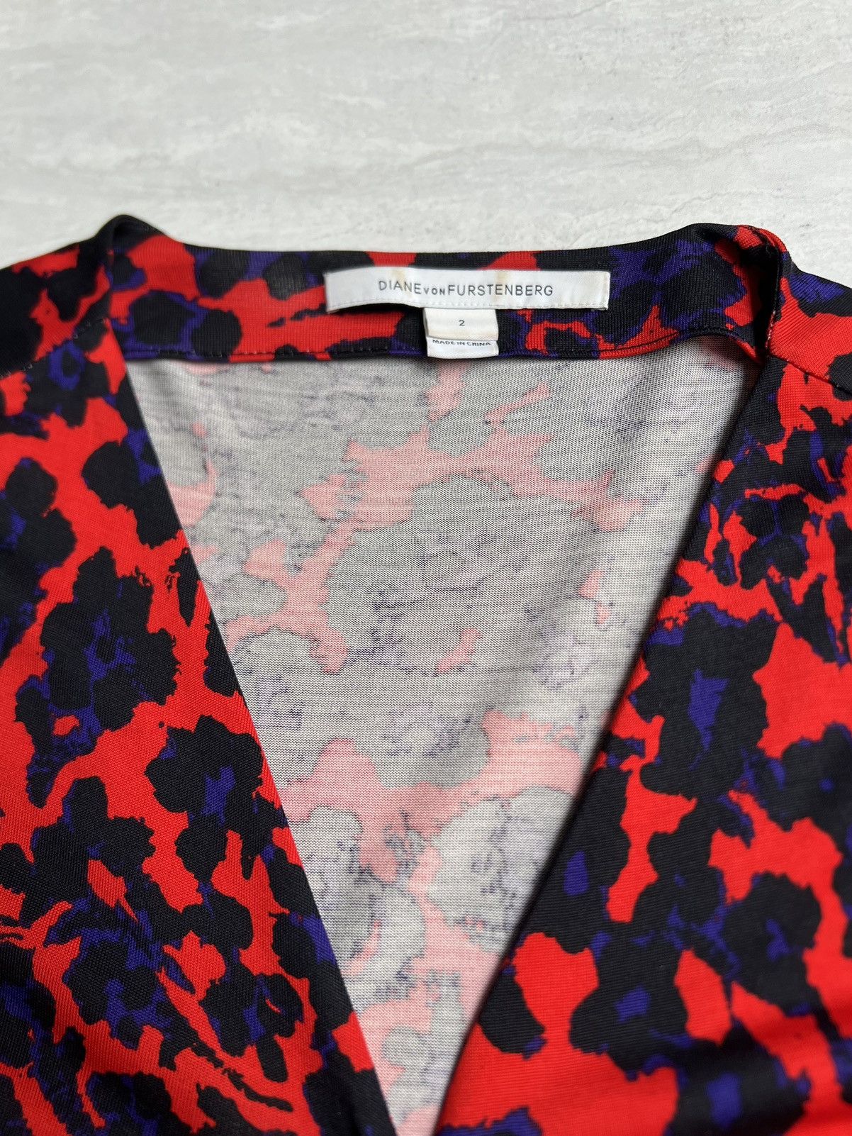 Diane von Furstenberg Diane Von Furstenberg Flower Motive Dress/Cardigan Size XS / US 0-2 / IT 36-38 - 10 Thumbnail