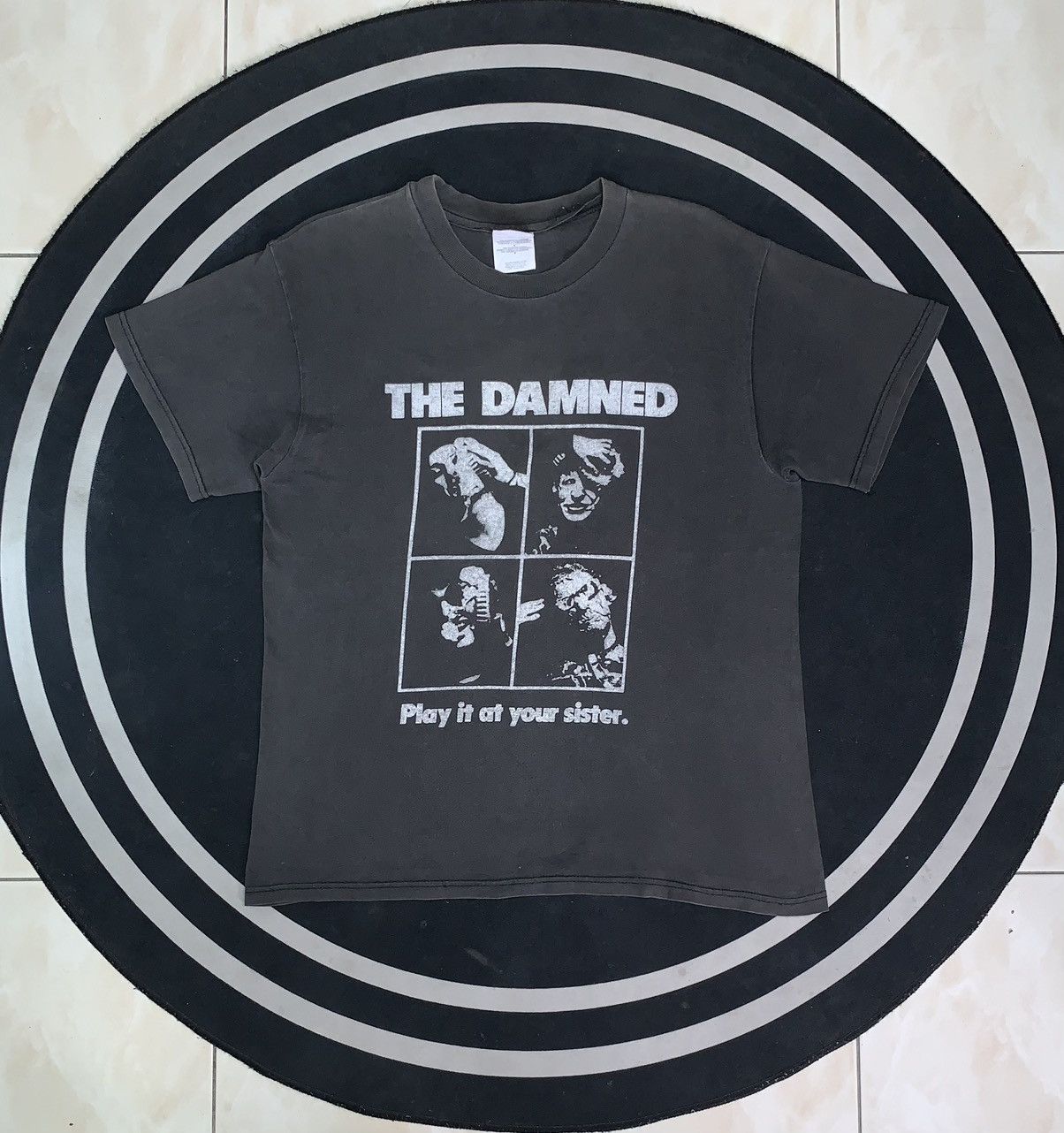 Vintage Vintage Band Tee THE DAMNED Size US M / EU 48-50 / 2 - 2 Thumbnail