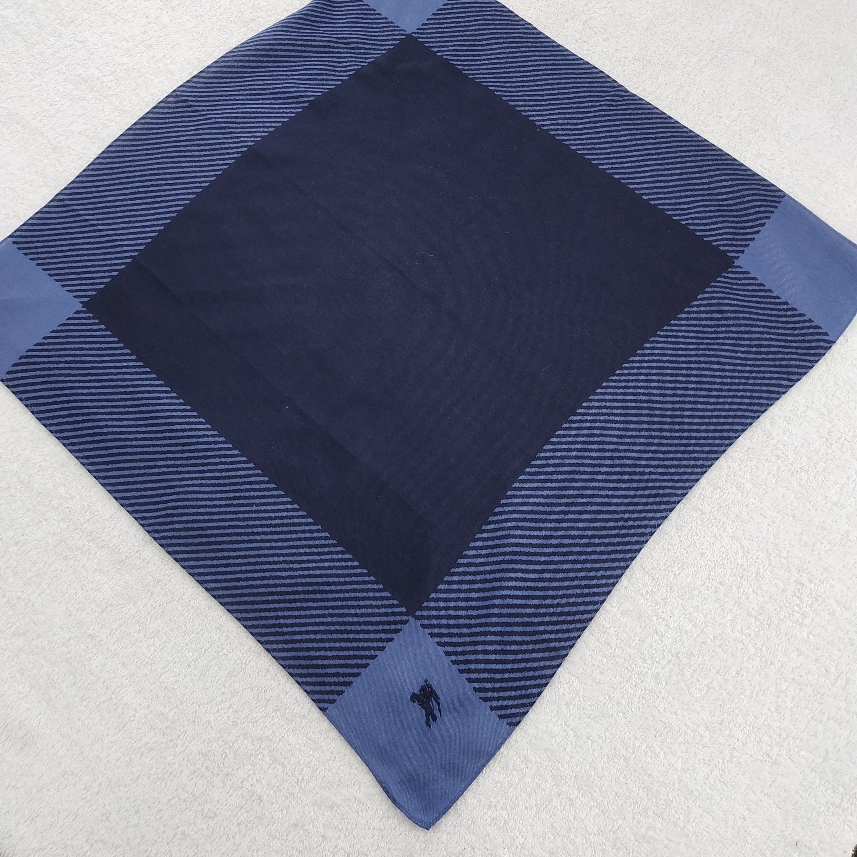 Burberry × Vintage Burberry Bandana / Handkerchief / Neckerchief - S011 Size ONE SIZE - 4 Thumbnail