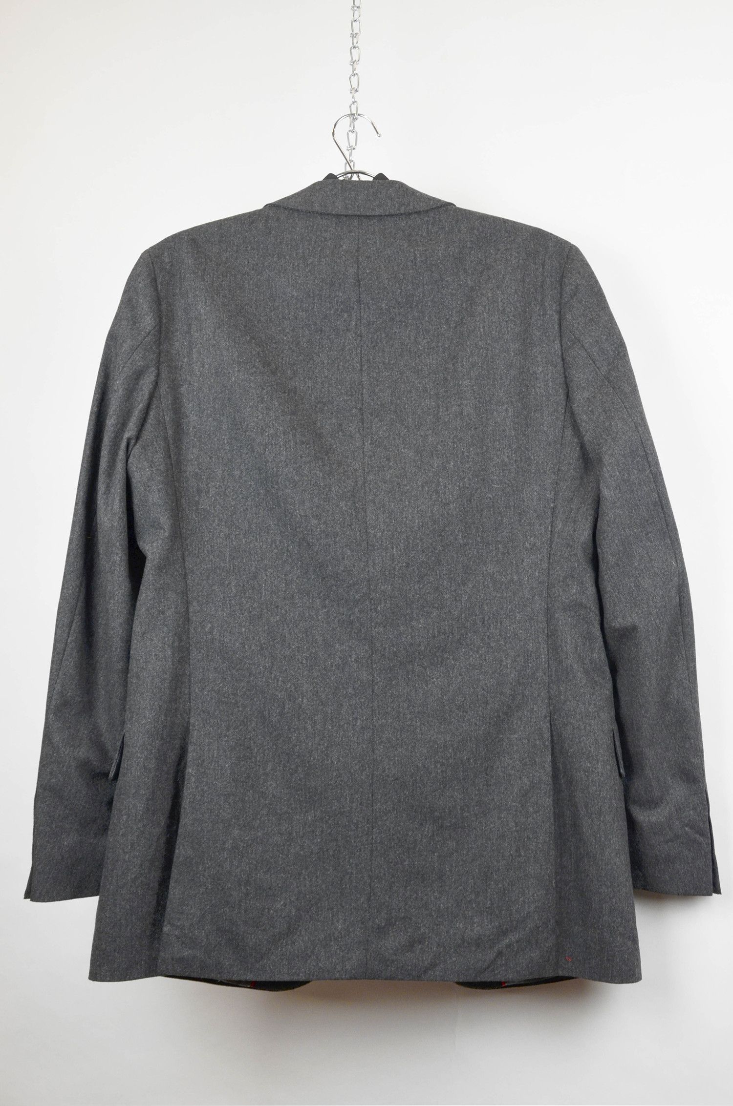 Burberry BURBERRY Wool Gray Blazer - M Size 48R - 2 Thumbnail