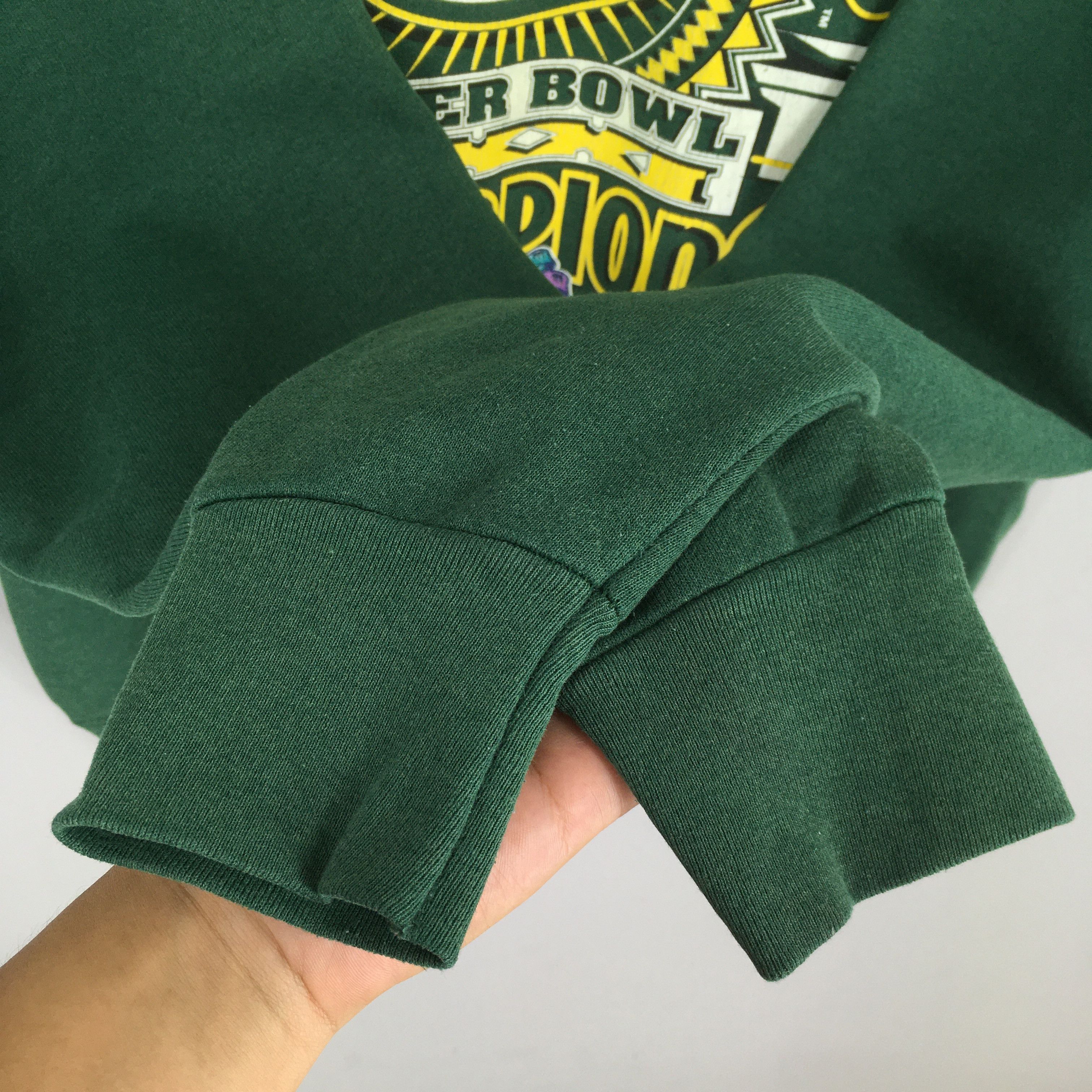 Delta Vintage Green Bay Packers NFL Green Sweatshirt XLarge Size US XL / EU 56 / 4 - 4 Thumbnail