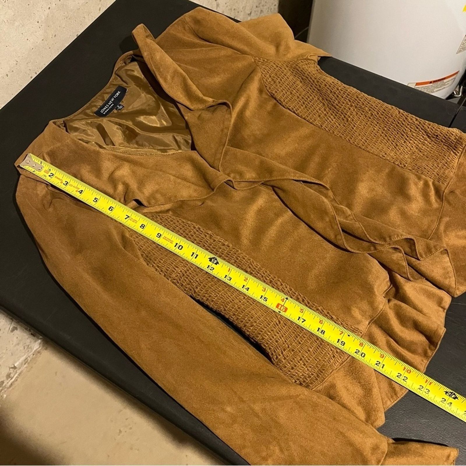 Jones New York Jones New York Signature Size 8 Faux Suede Zip Up Jacket Size M / US 6-8 / IT 42-44 - 8 Thumbnail