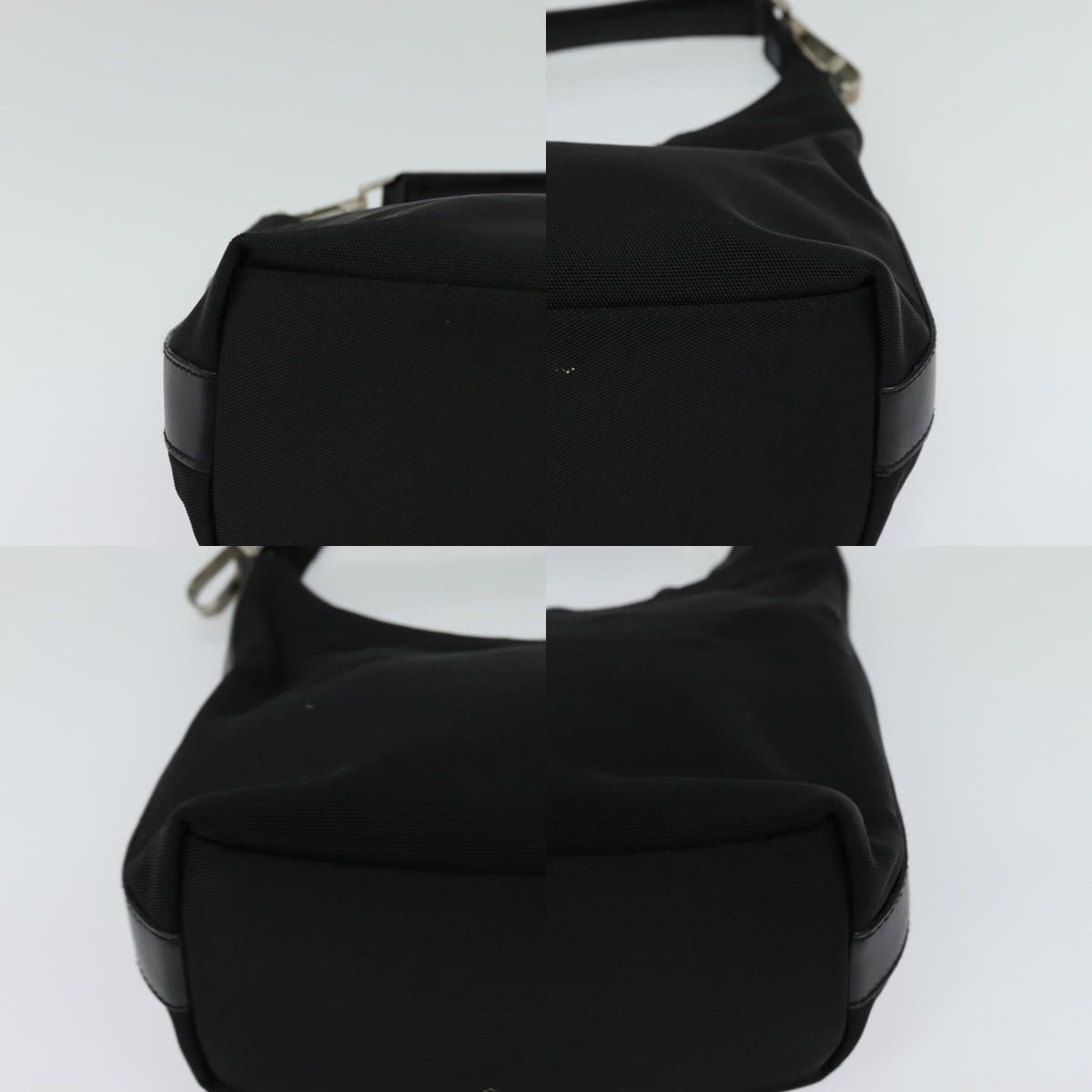 Gucci GUCCI Handbag Nylon Black Silver 000 000 Size ONE SIZE - 10 Thumbnail