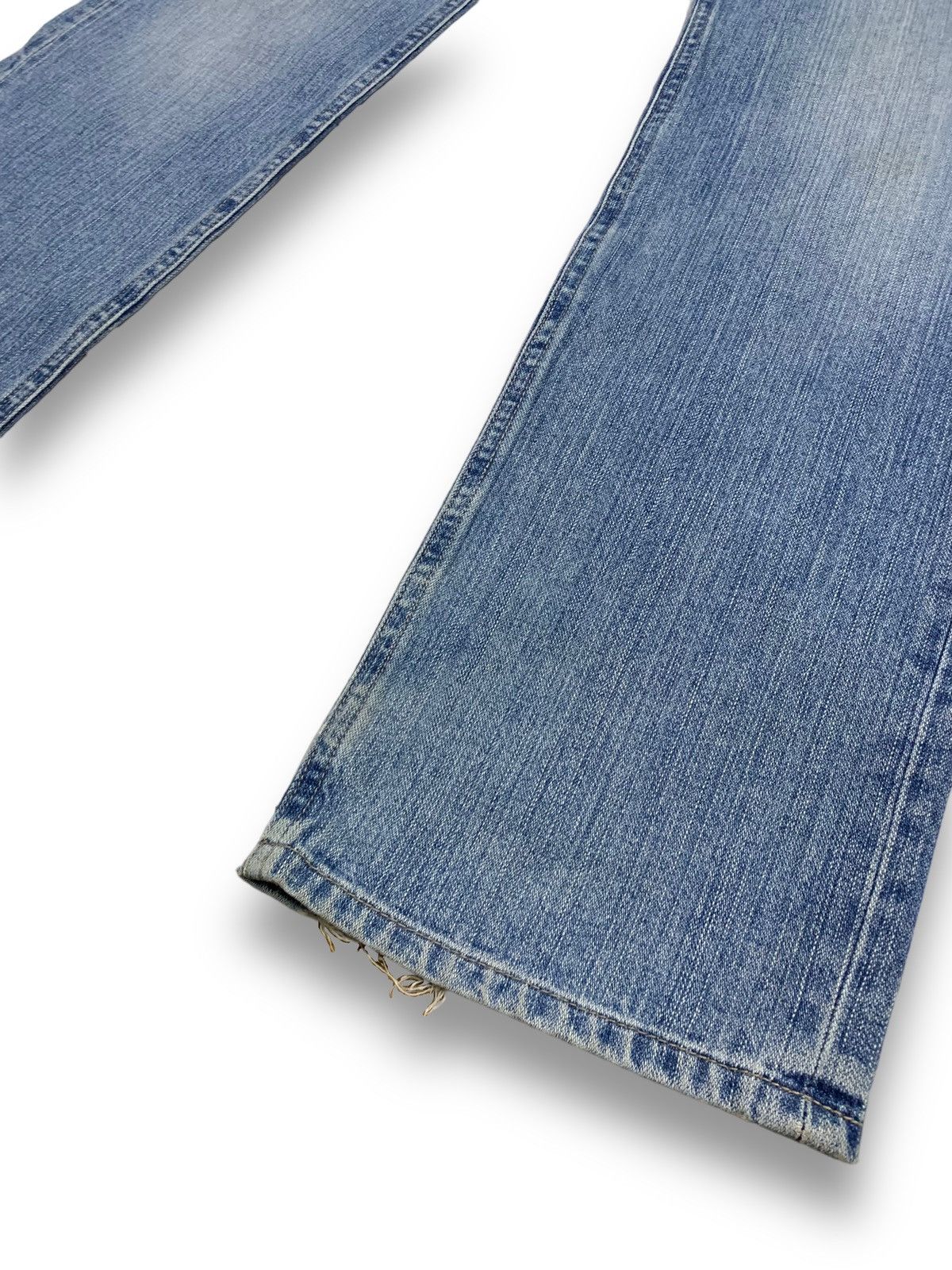Uniqlo Vintage Y2K Uniqlo Blue Washed Loose Fit Distressed Jeans Size US 30 / EU 46 - 10 Thumbnail