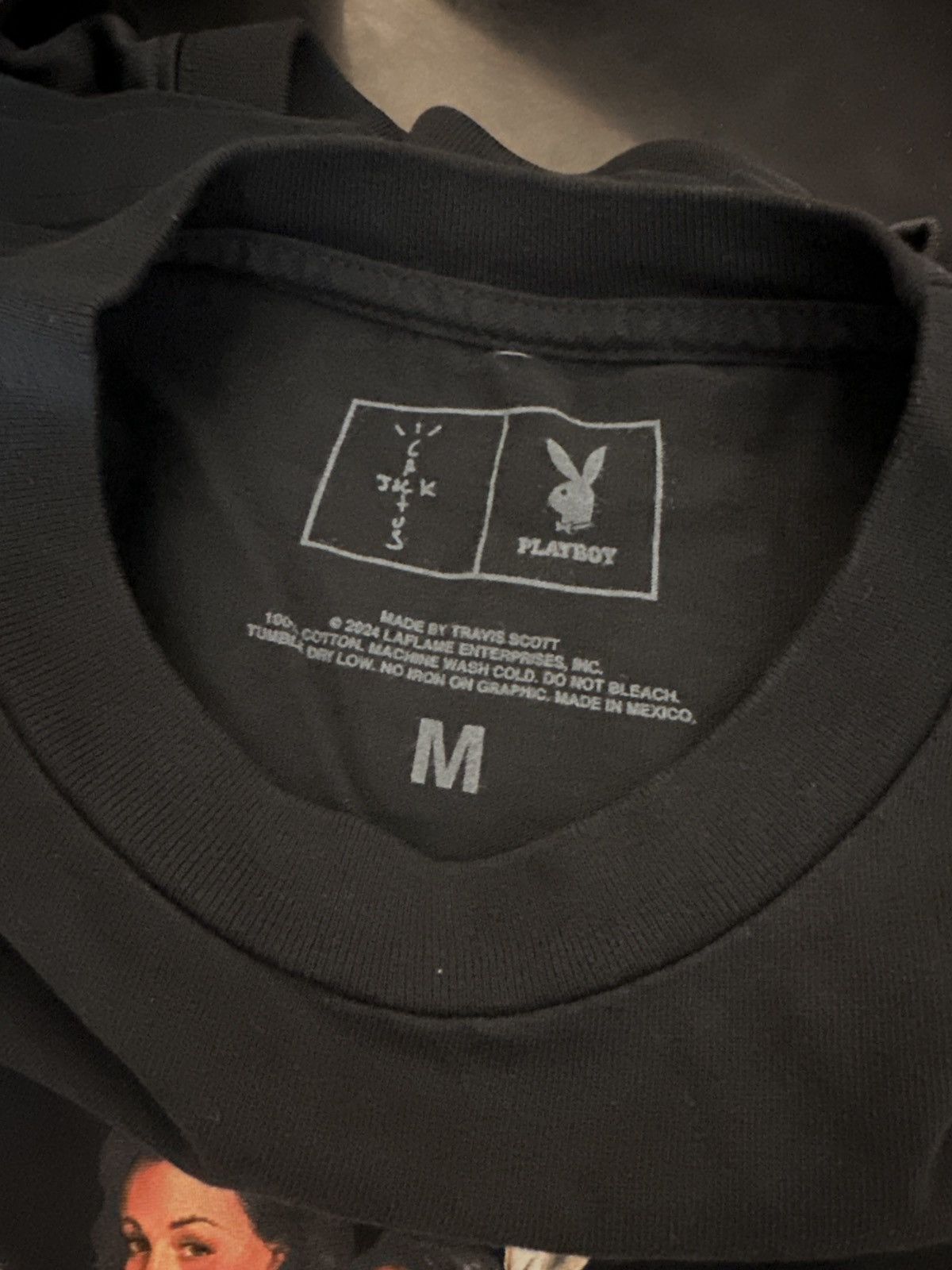 Travis Scott Travis Scott Playboy II Tee Black Size US M / EU 48-50 / 2 - 3 Thumbnail