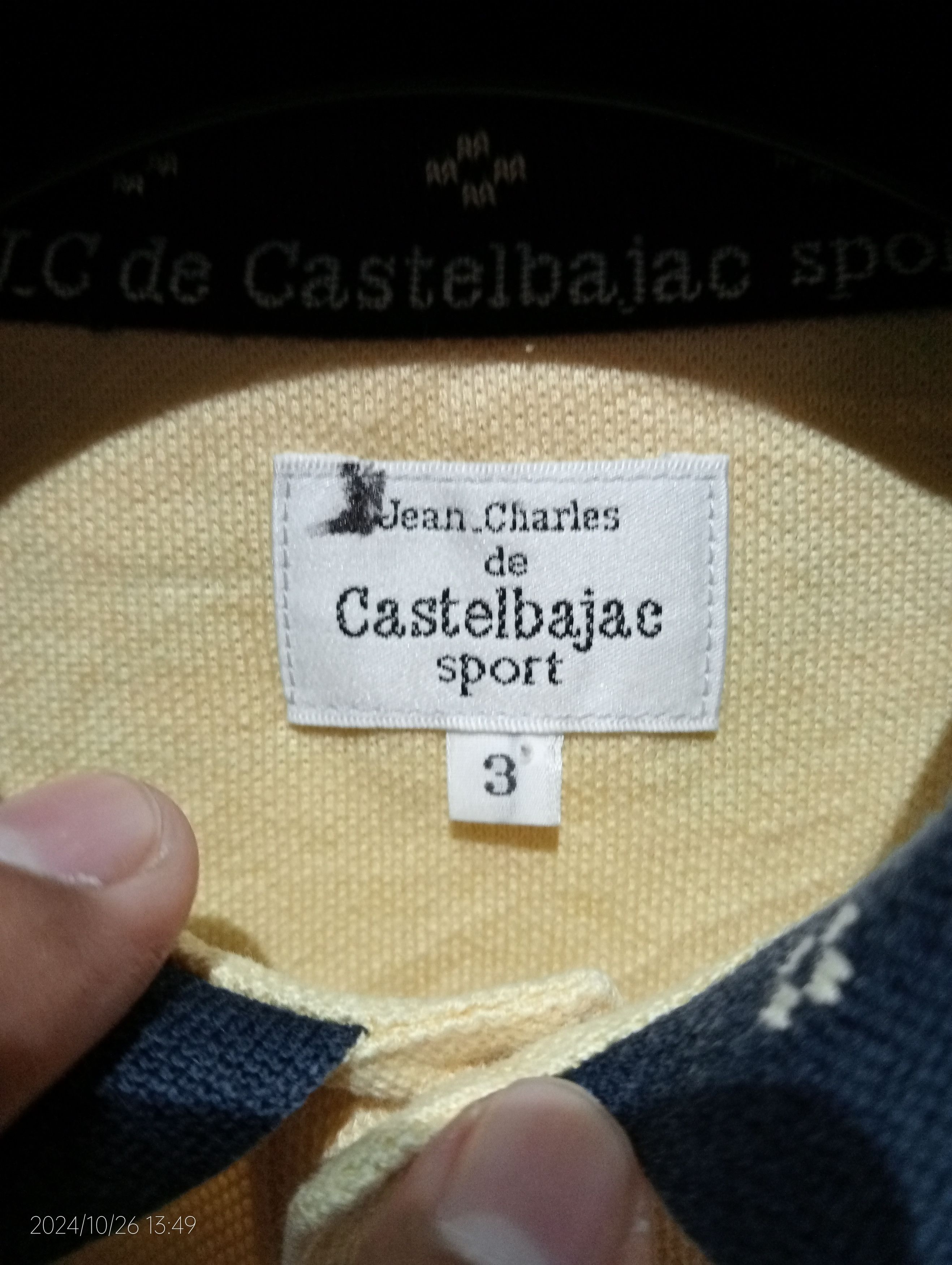 Jean Charles De Castelbajac Vintage Jean Charles de Castelbajac Embroidery Polo Shirt Size US L / EU 52-54 / 3 - 4 Thumbnail