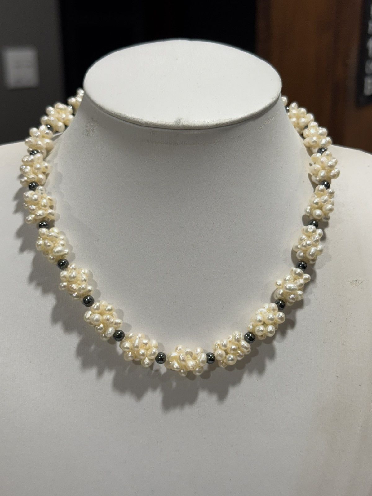 Jewelry Vintage Fresh Water Clustered Pearl Necklace Size ONE SIZE - 1 Thumbnail