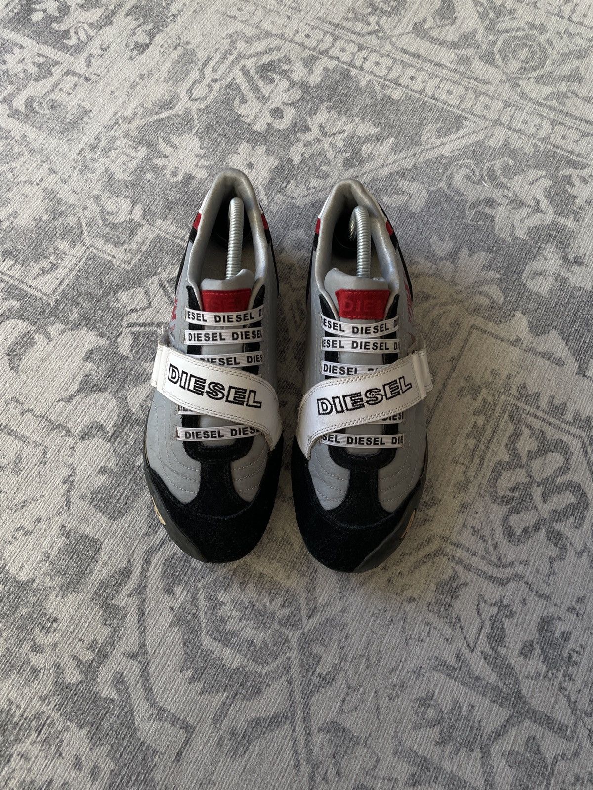 Diesel Vintage Diesel Sneakers Y2K Big Logo Monogram Shoes Suede Size US 8.5 / EU 41-42 - 2 Thumbnail