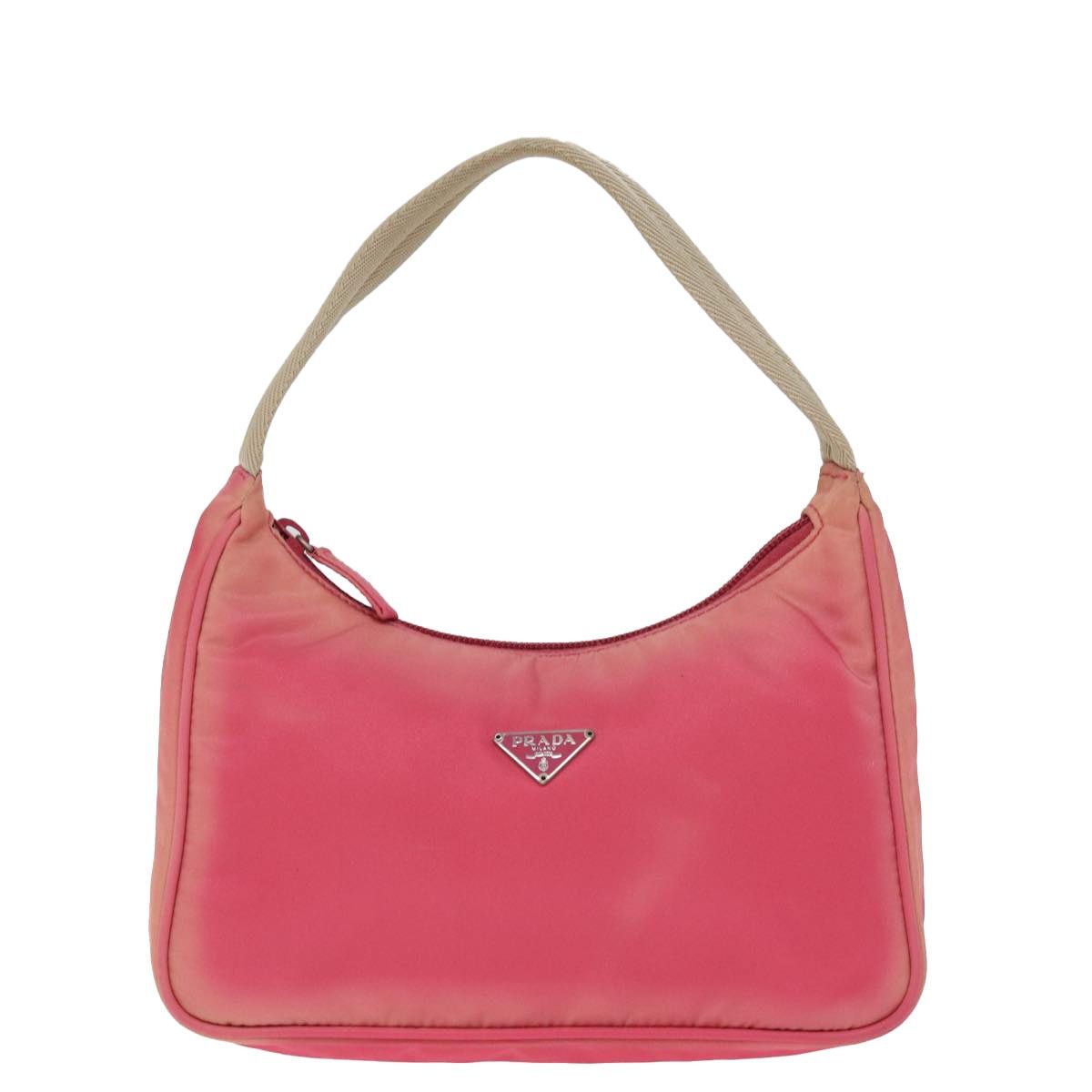 Prada PRADA Hand Bag Nylon Pink Size ONE SIZE - 2 Thumbnail