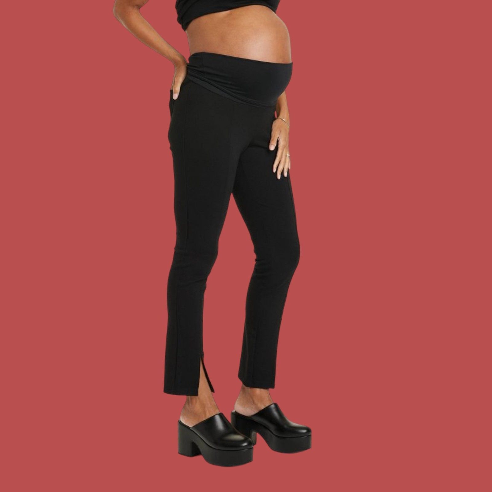 Other Isabel Maternity - Over Belly Split Front Ponte Maternity Pa Size 26" / US 2 / IT 38 - 5 Thumbnail