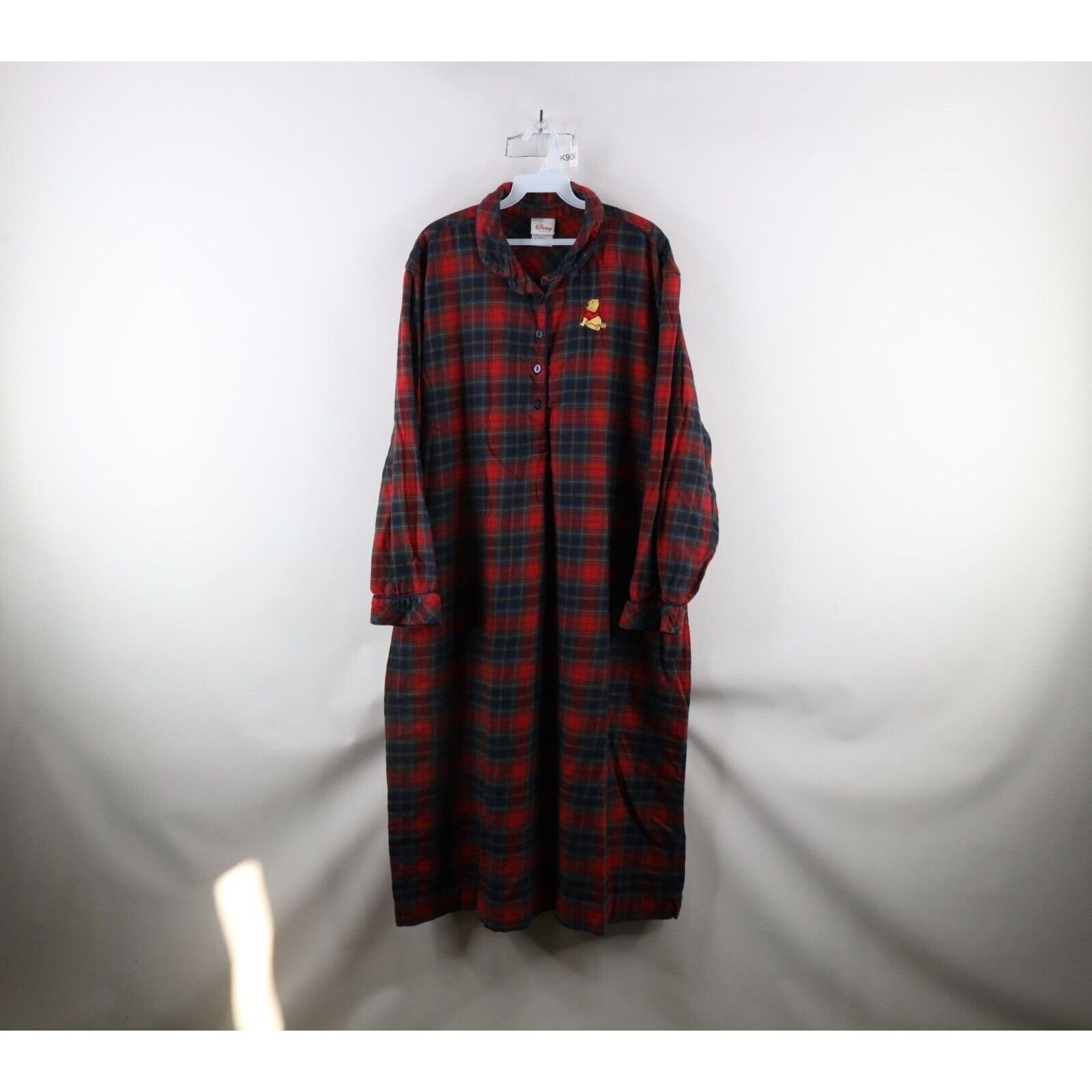 Disney × Vintage Vintage 90s Disney Winnie the Pooh Flannel Night Gown Size XXL / US 16-18 / IT 52-54 - 1 Thumbnail