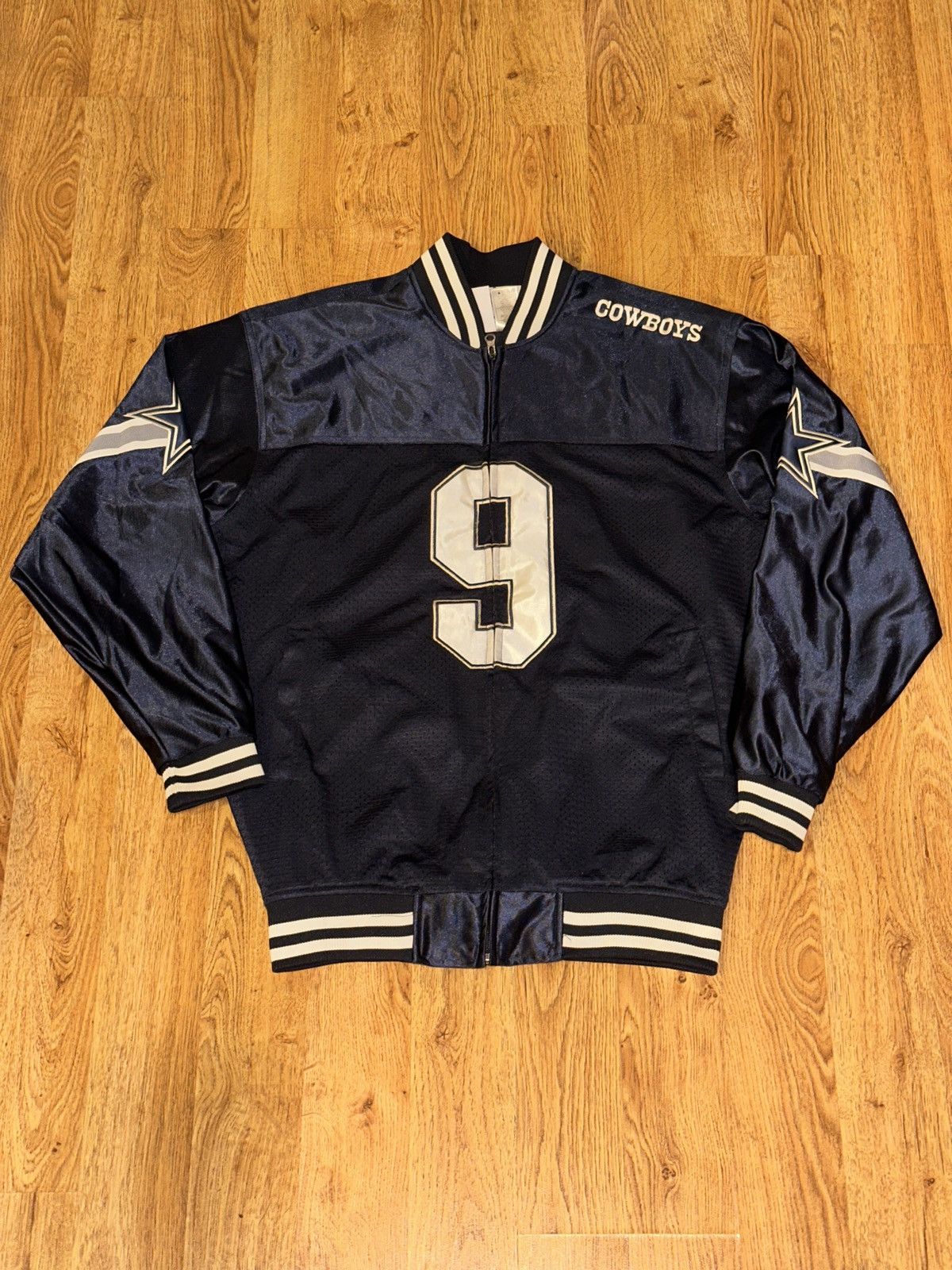 NFL NFL Dallas COWBOYS Romo #9 Jersey Bomber Jacket Men’s MEDIUM Size US M / EU 48-50 / 2 - 6 Thumbnail