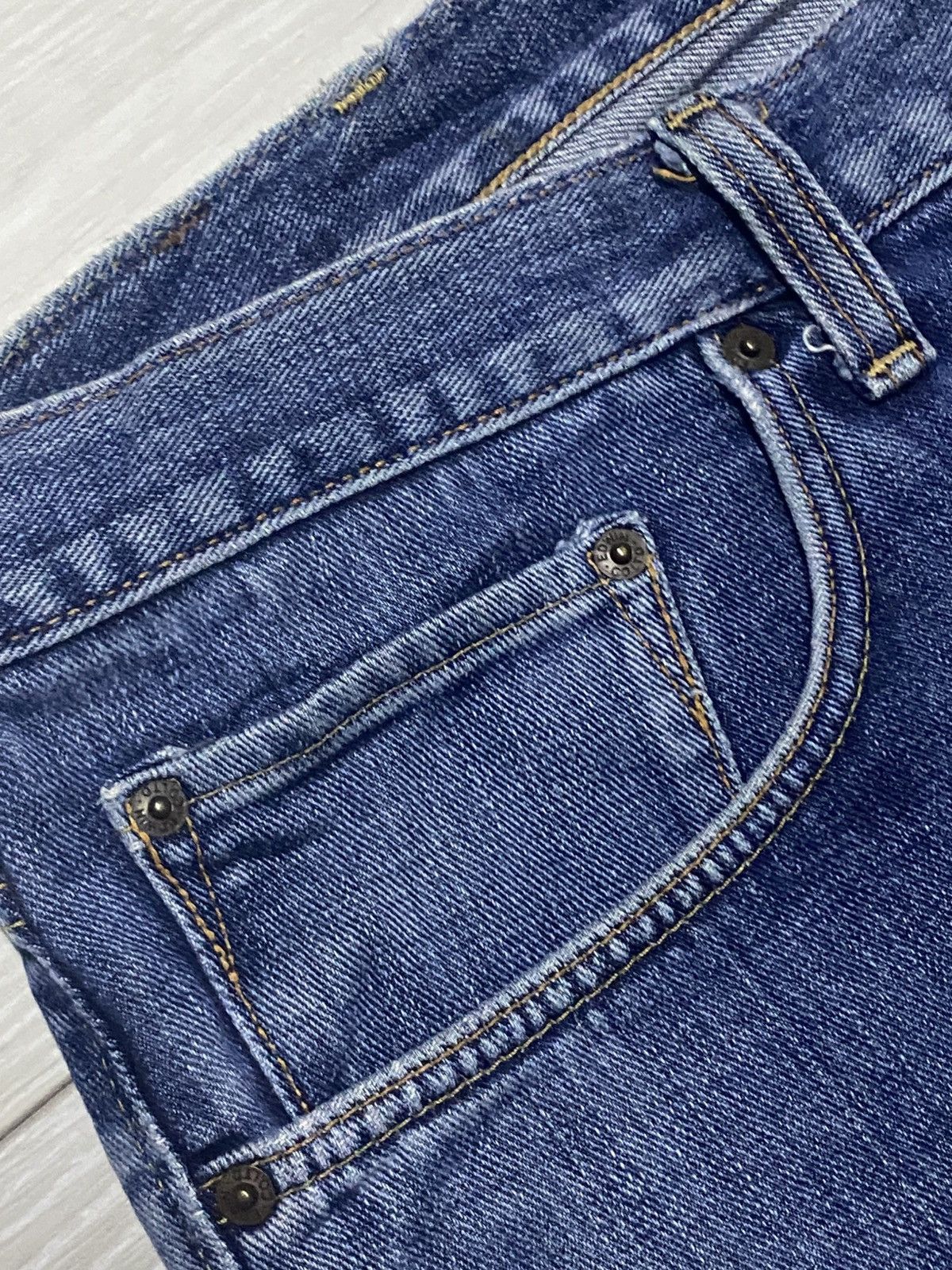 Edwin Vintage Edwin Internatinal basic Blue Wash Big Size W41 Size US 41 - 7 Thumbnail