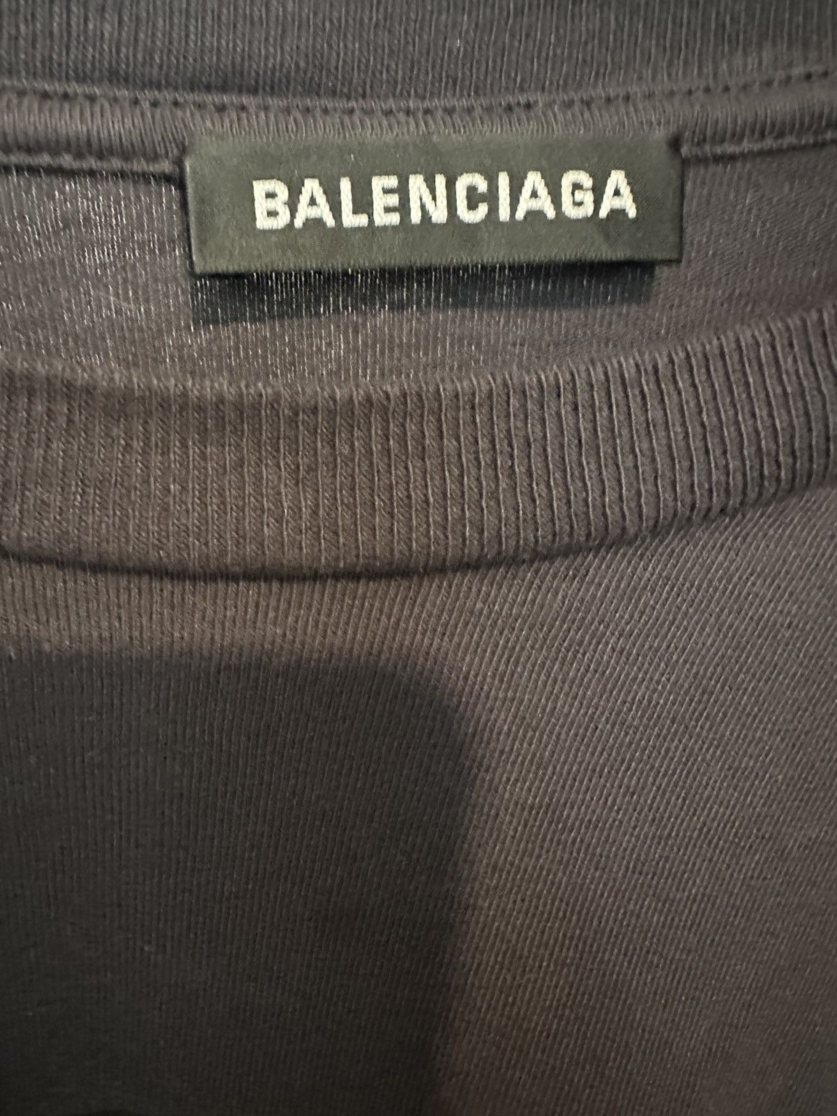 Balenciaga Balenciaga Longline Logo T-shirt Size US L / EU 52-54 / 3 - 4 Thumbnail