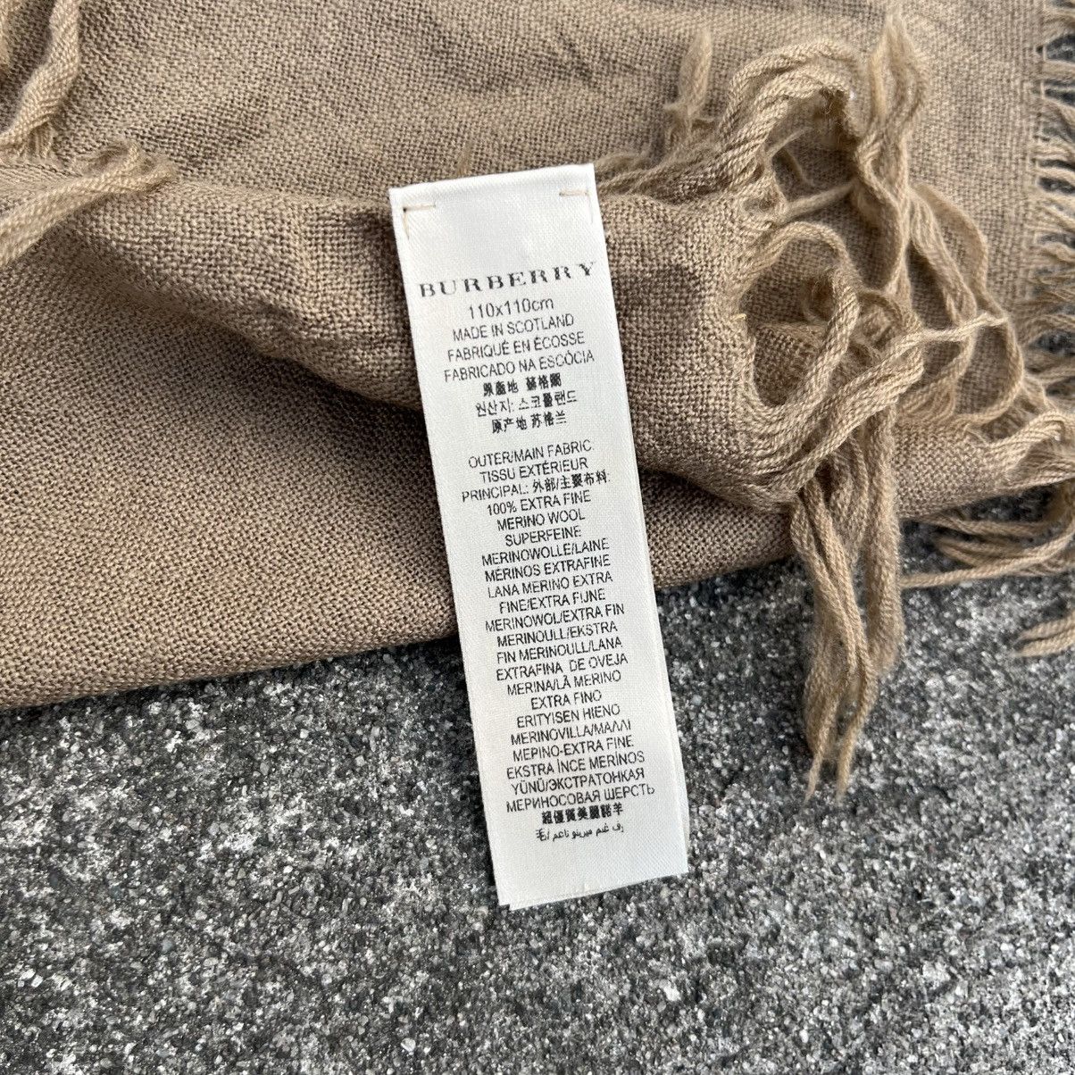 Burberry Burberry Multi Wool Nova Check Square Scarf Size ONE SIZE - 6 Thumbnail