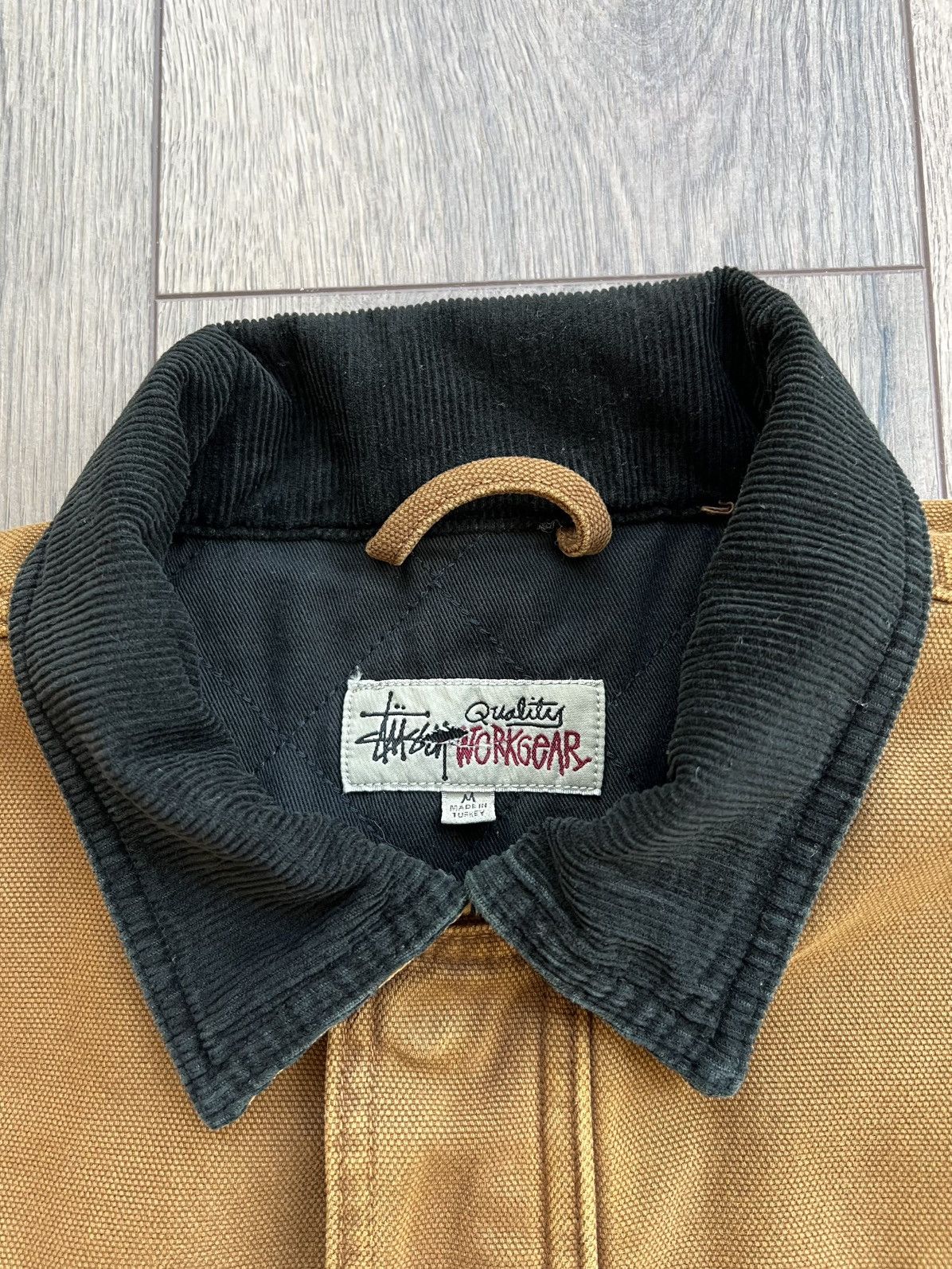 Stussy Stussy Washed Canvas Shop Jacket Bronze Medium Size US M / EU 48-50 / 2 - 4 Thumbnail