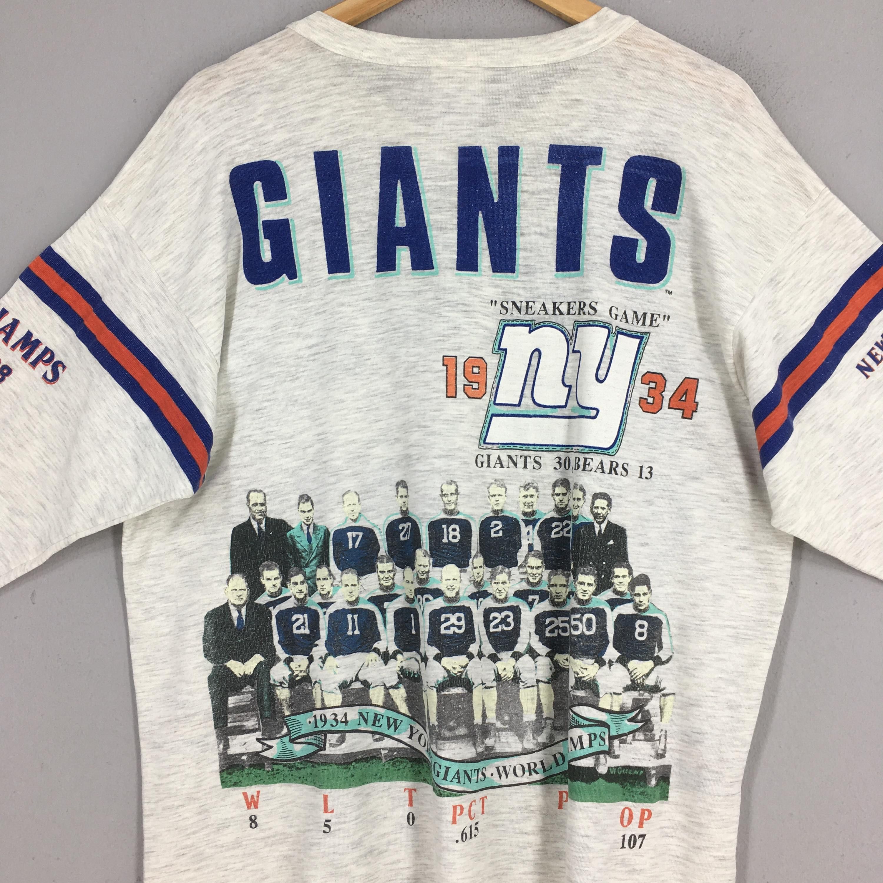 MLB Vintage 90s New York Giants Long Gone Tshirt XLarge Size US XL / EU 56 / 4 - 8 Thumbnail
